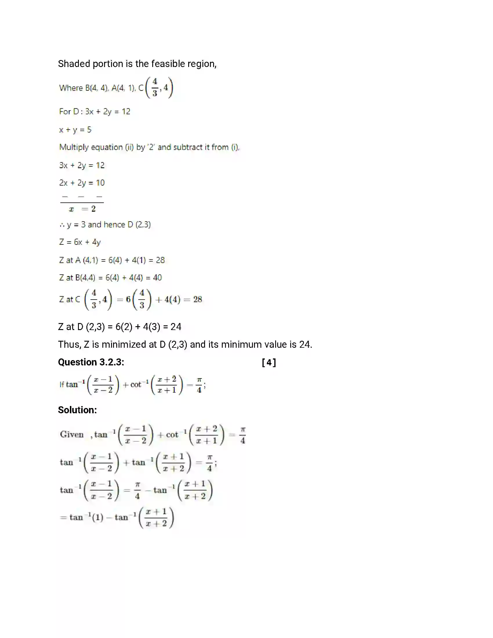 Maharashtra Board Class 12th 2014 Mathematics & Statistics - Oct 2014 Previous Year Paper 16