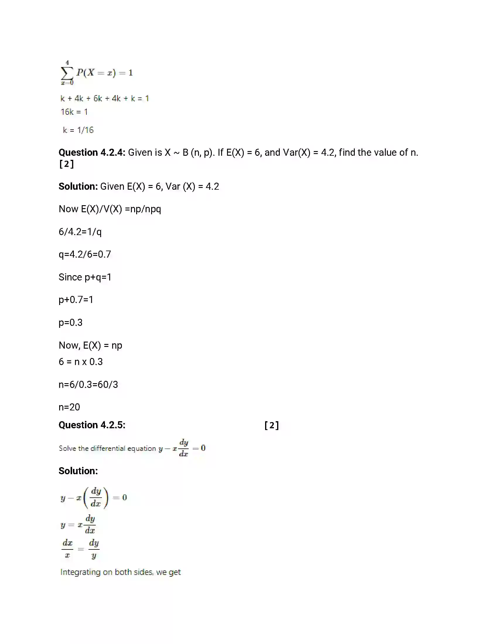 Maharashtra Board Class 12th 2014 Mathematics & Statistics - Oct 2014 Previous Year Paper 21