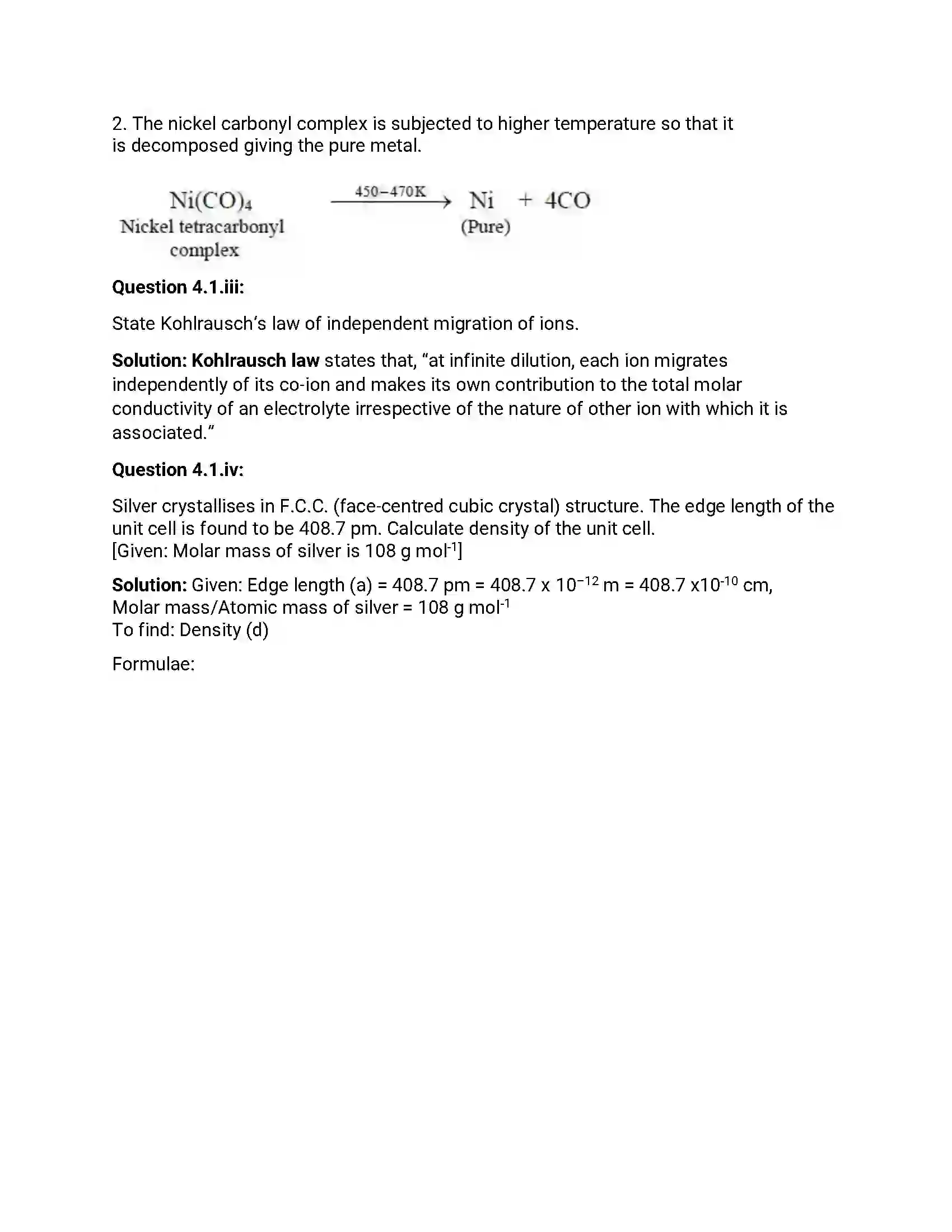 Maharashtra Board Class 12th 2014 Chemistry - Oct 2014 Previous Year Paper 10