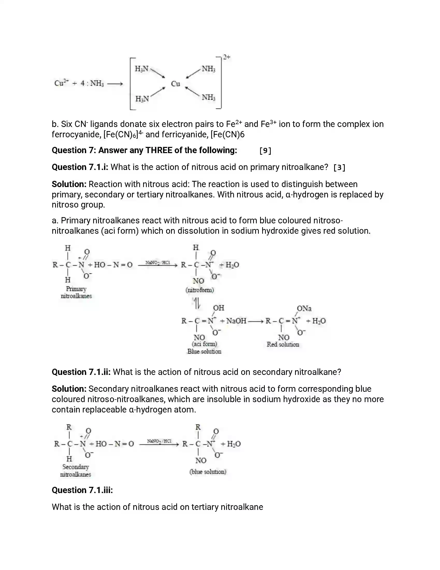 Maharashtra Board Class 12th 2014 Chemistry - Oct 2014 Previous Year Paper 18