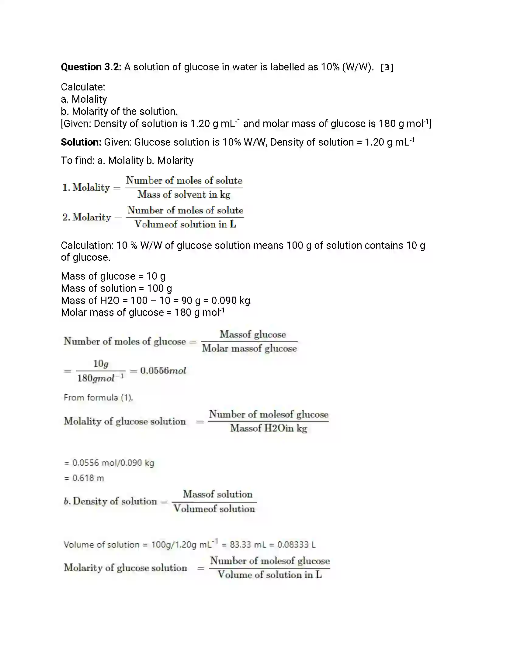 Maharashtra Board Class 12th 2014 Chemistry - Oct 2014 Previous Year Paper 7
