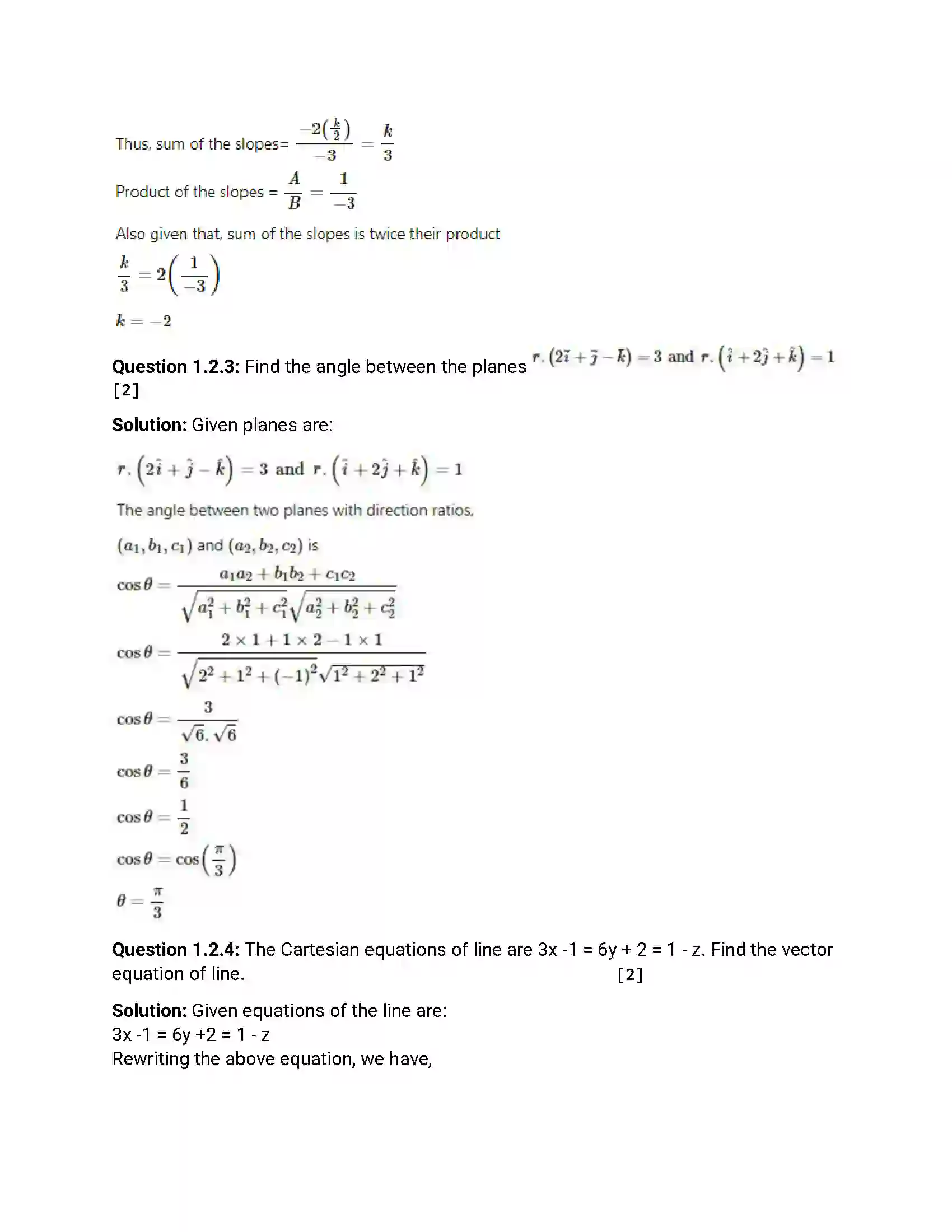 Maharashtra Board Class 12th 2015 Mathematics & Statistics - March 2015 Previous Year Paper 4
