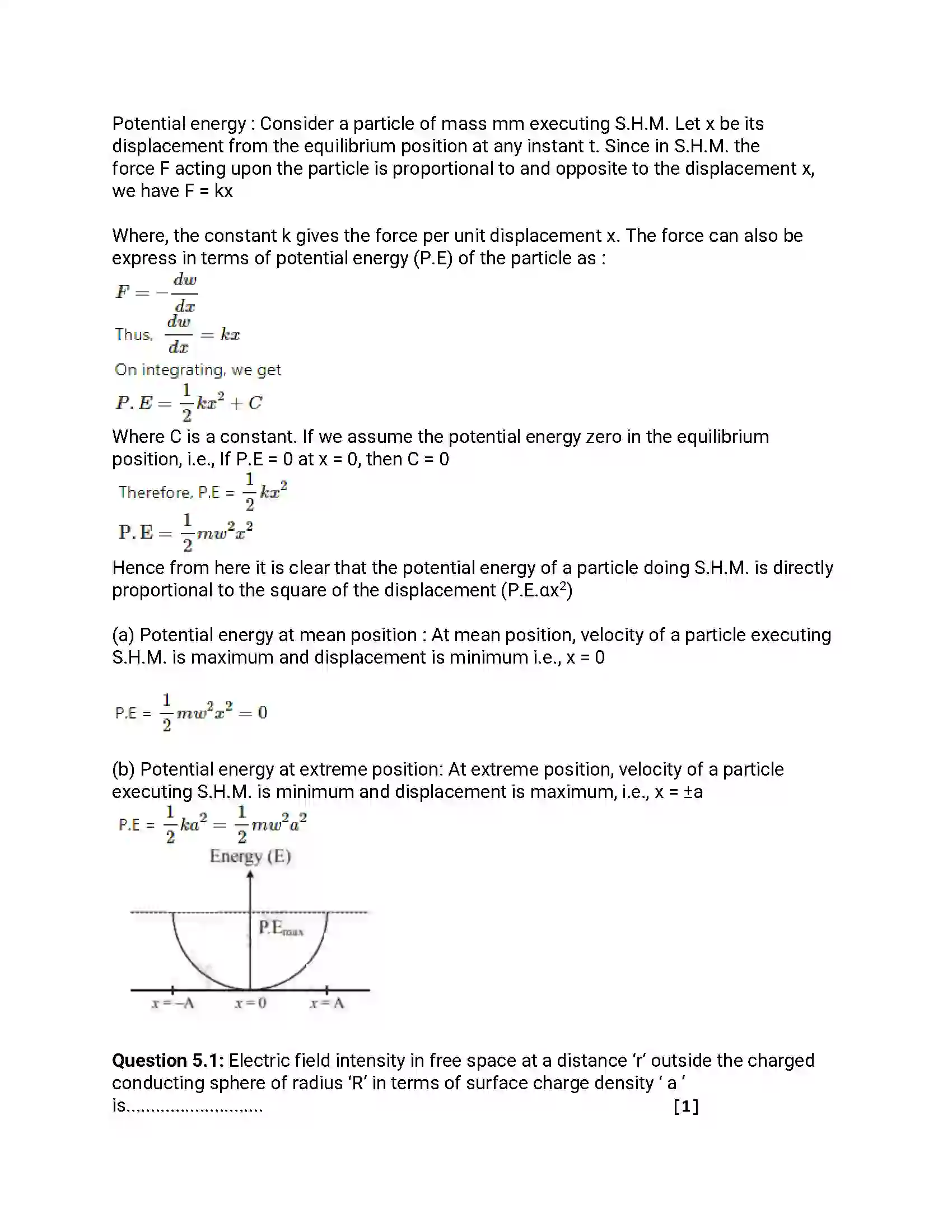 Maharashtra Board Class 12th 2015 Physics - March 2015 Previous Year Paper 15