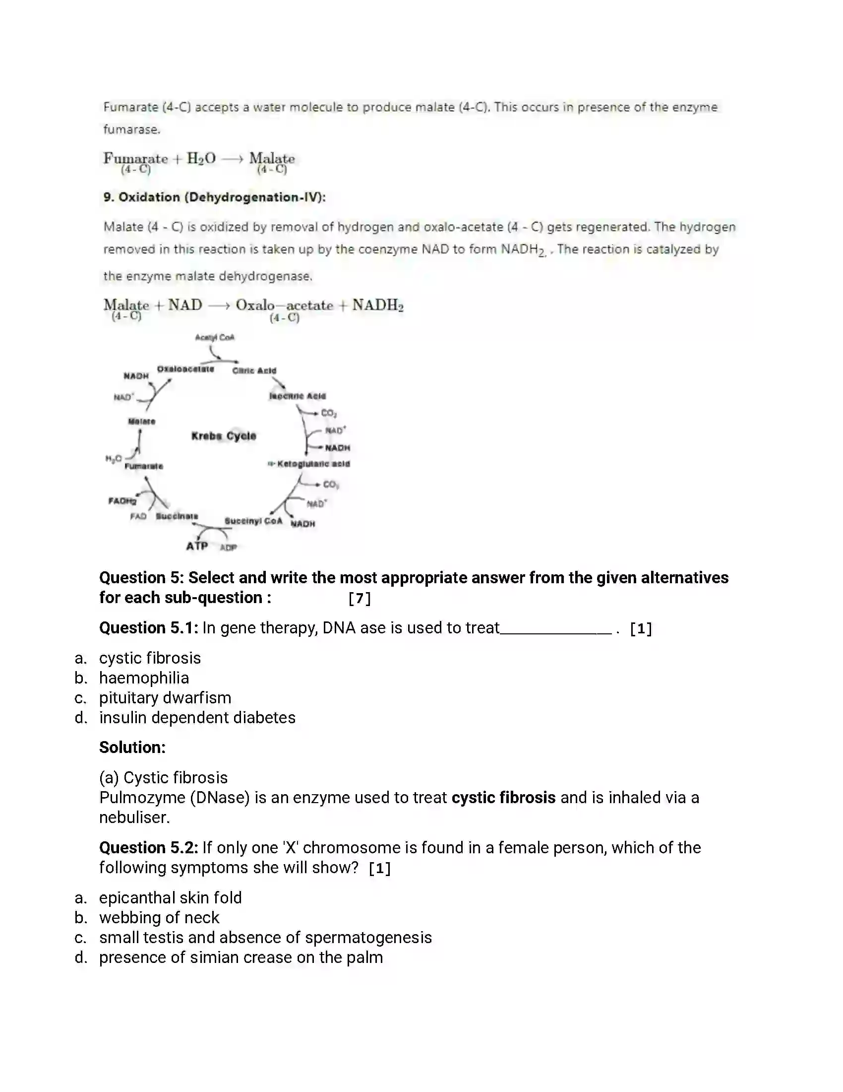 Maharashtra Board Class 12th 2015 Biology - March 2015 Previous Year Paper 11