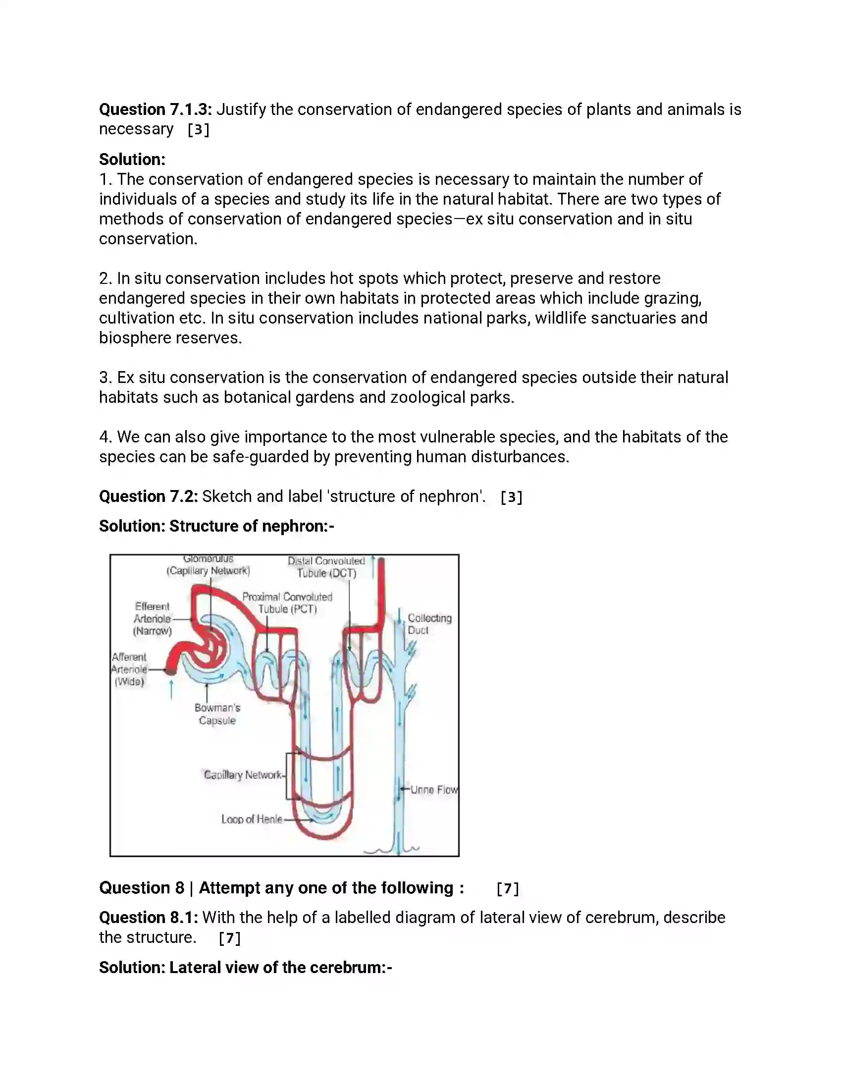 Maharashtra Board Class 12th 2015 Biology - March 2015 Previous Year Paper 16
