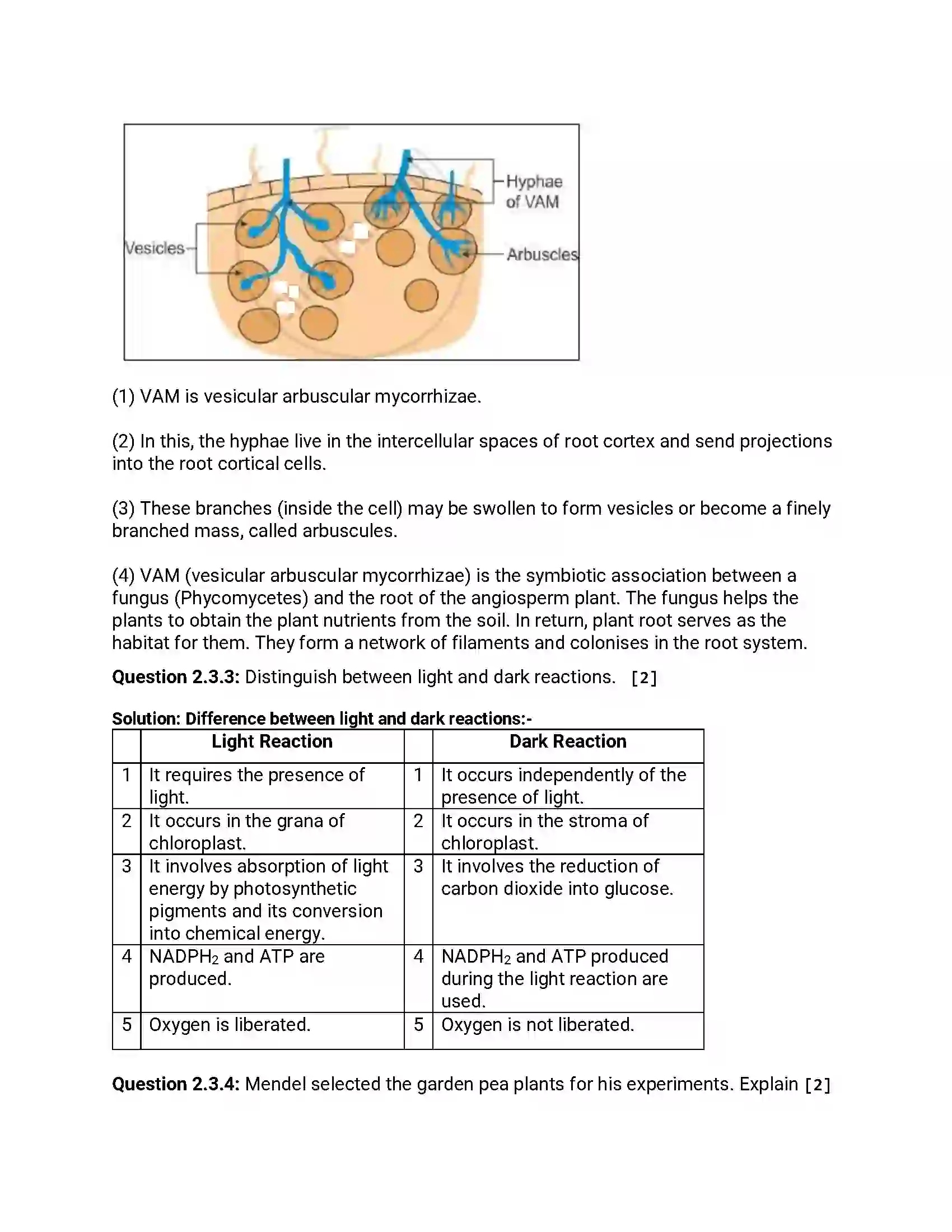 Maharashtra Board Class 12th 2015 Biology - March 2015 Previous Year Paper 5