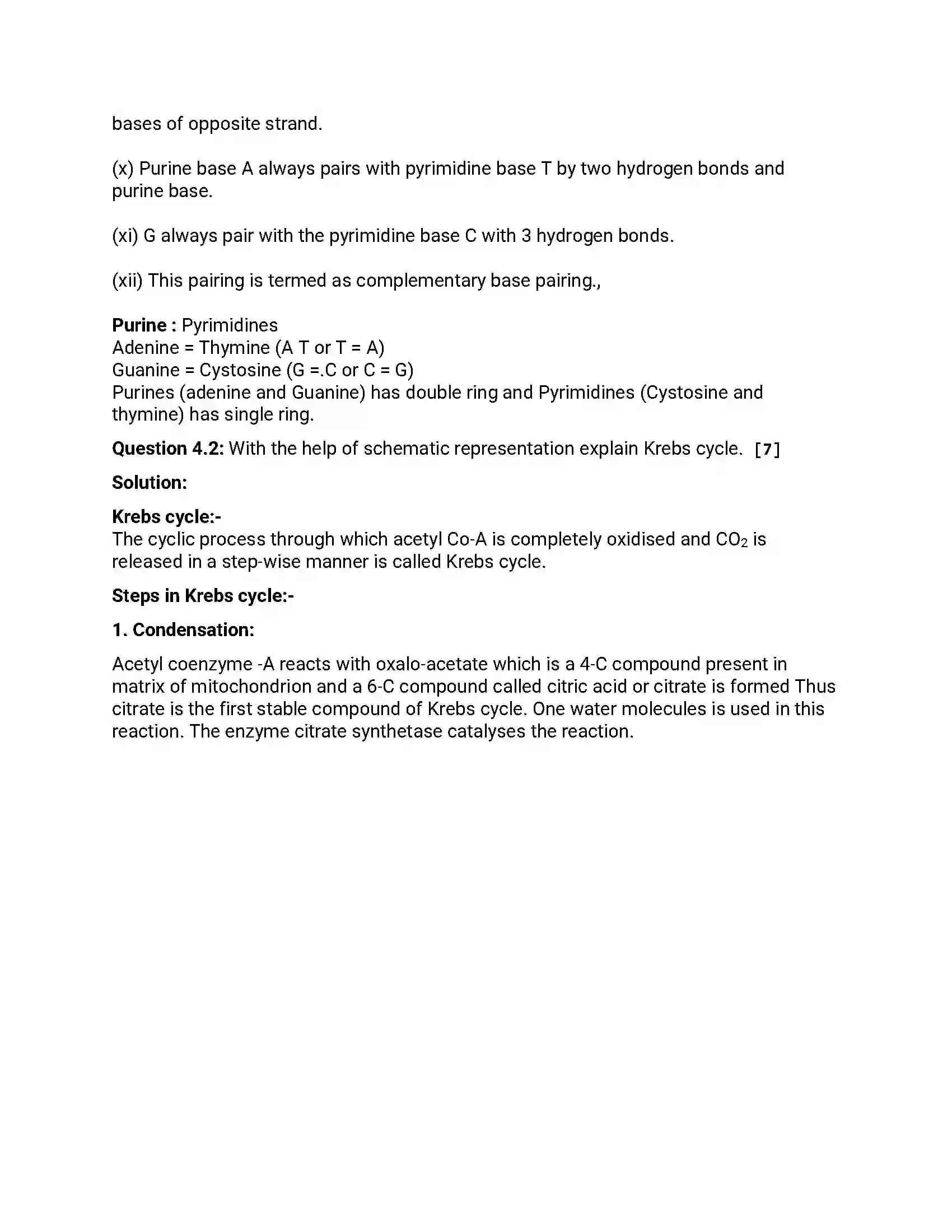 Maharashtra Board Class 12th 2015 Biology - March 2015 Previous Year Paper 9