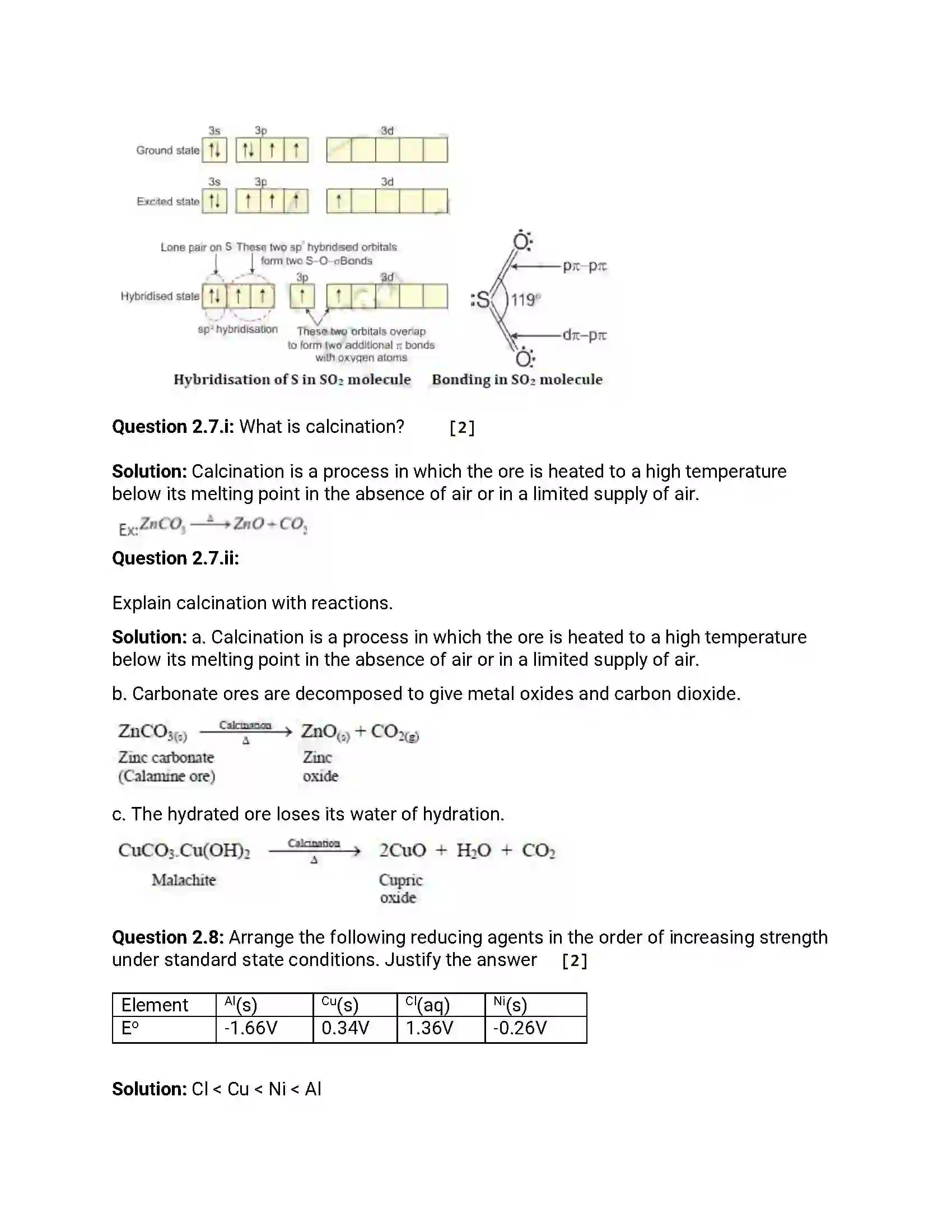 Maharashtra Board Class 12th 2015 Chemistry - March 2015 Previous Year Paper 6