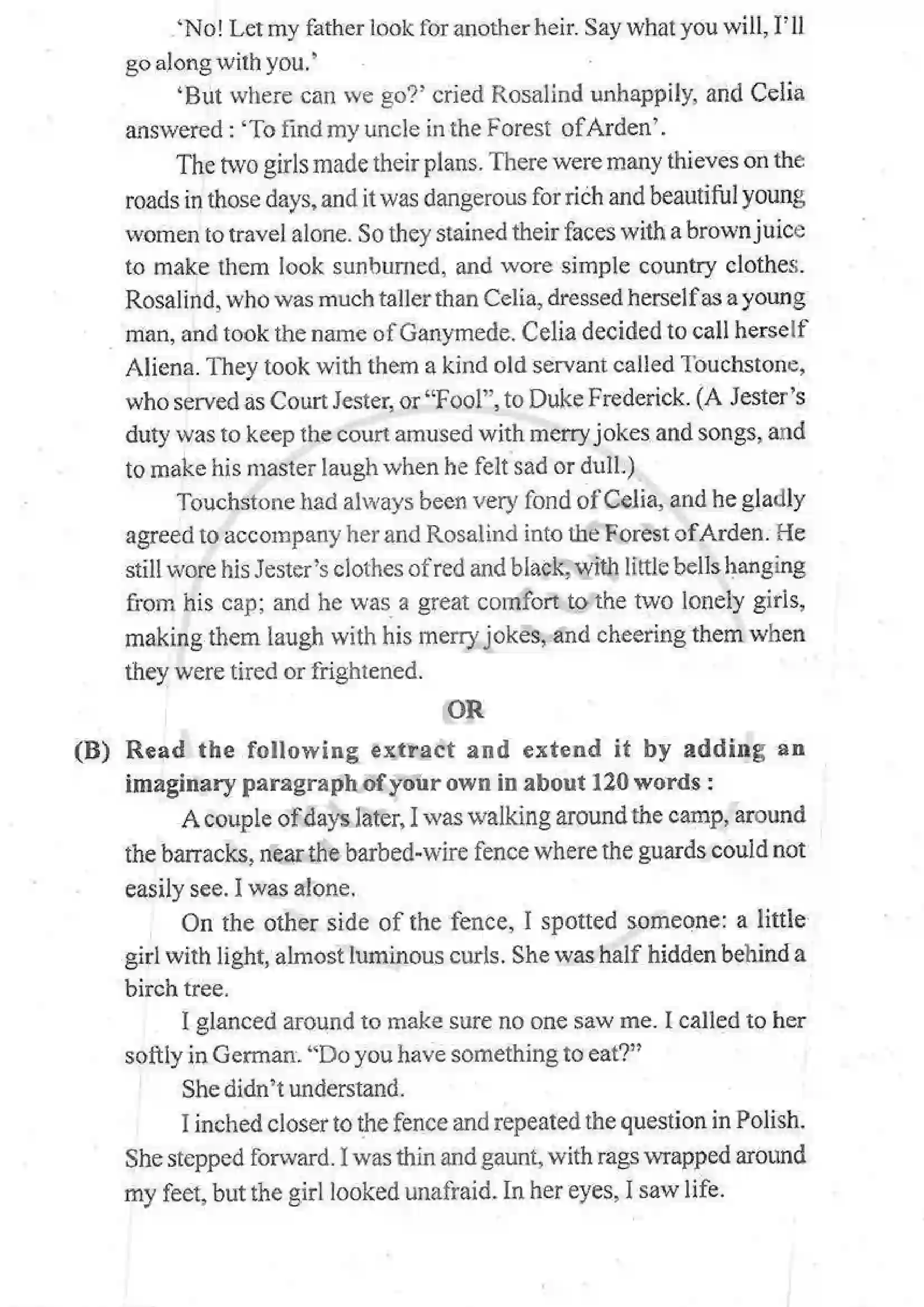 Maharashtra Board Class 12th 2015 English - March 2015 - Set-B Previous Year Paper 9