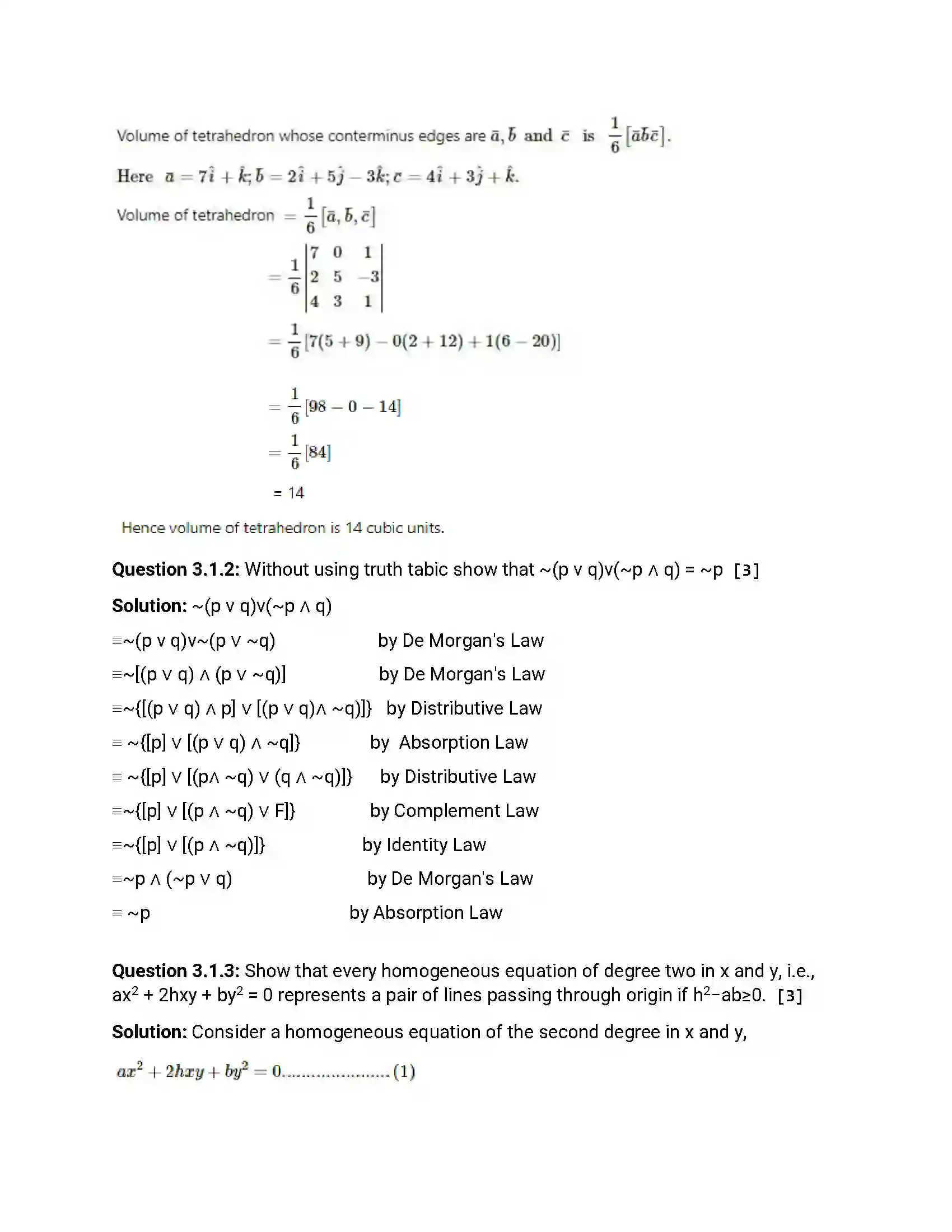 Maharashtra Board Class 12th 2016 Mathematics & Statistics - March 2016 Previous Year Paper 12
