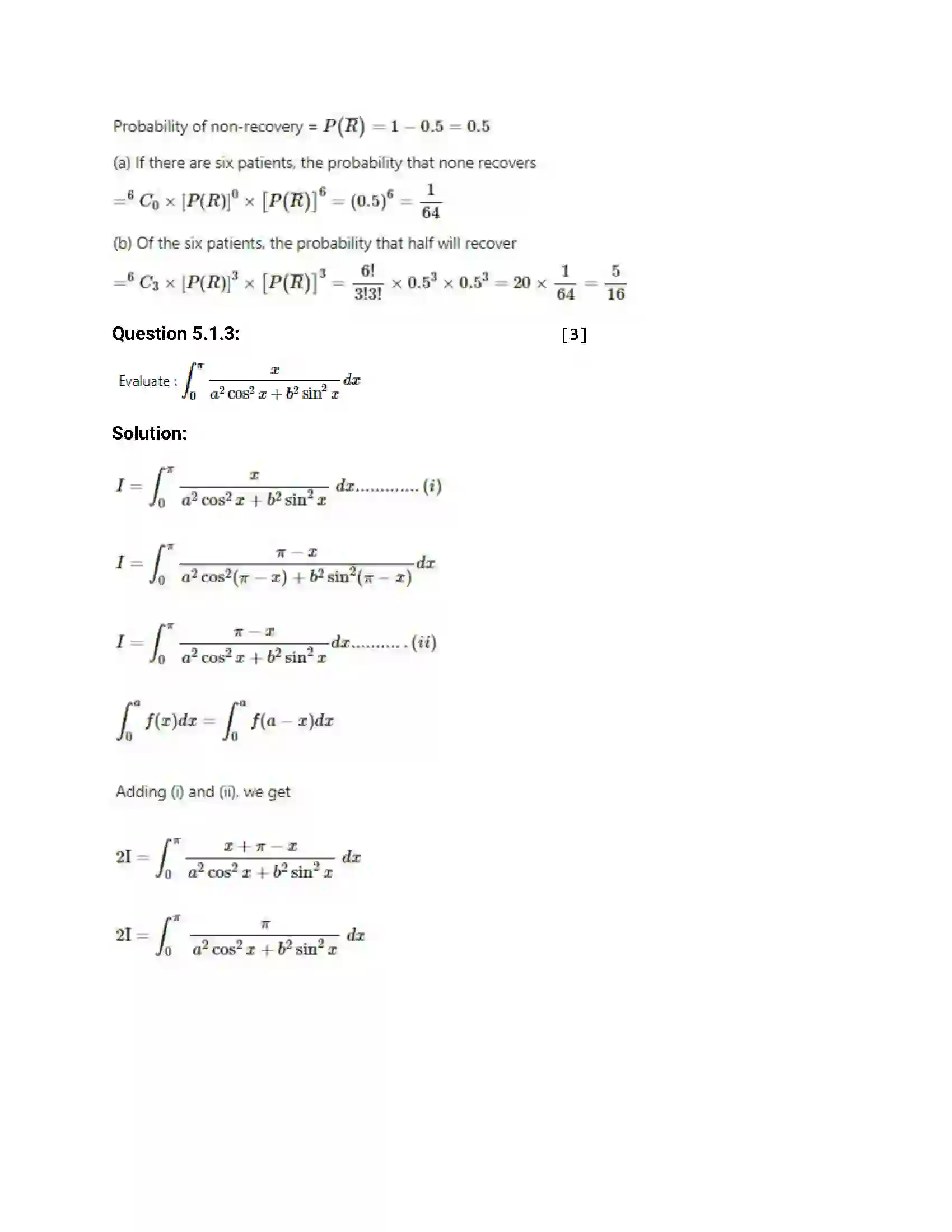Maharashtra Board Class 12th 2016 Mathematics & Statistics - March 2016 Previous Year Paper 23