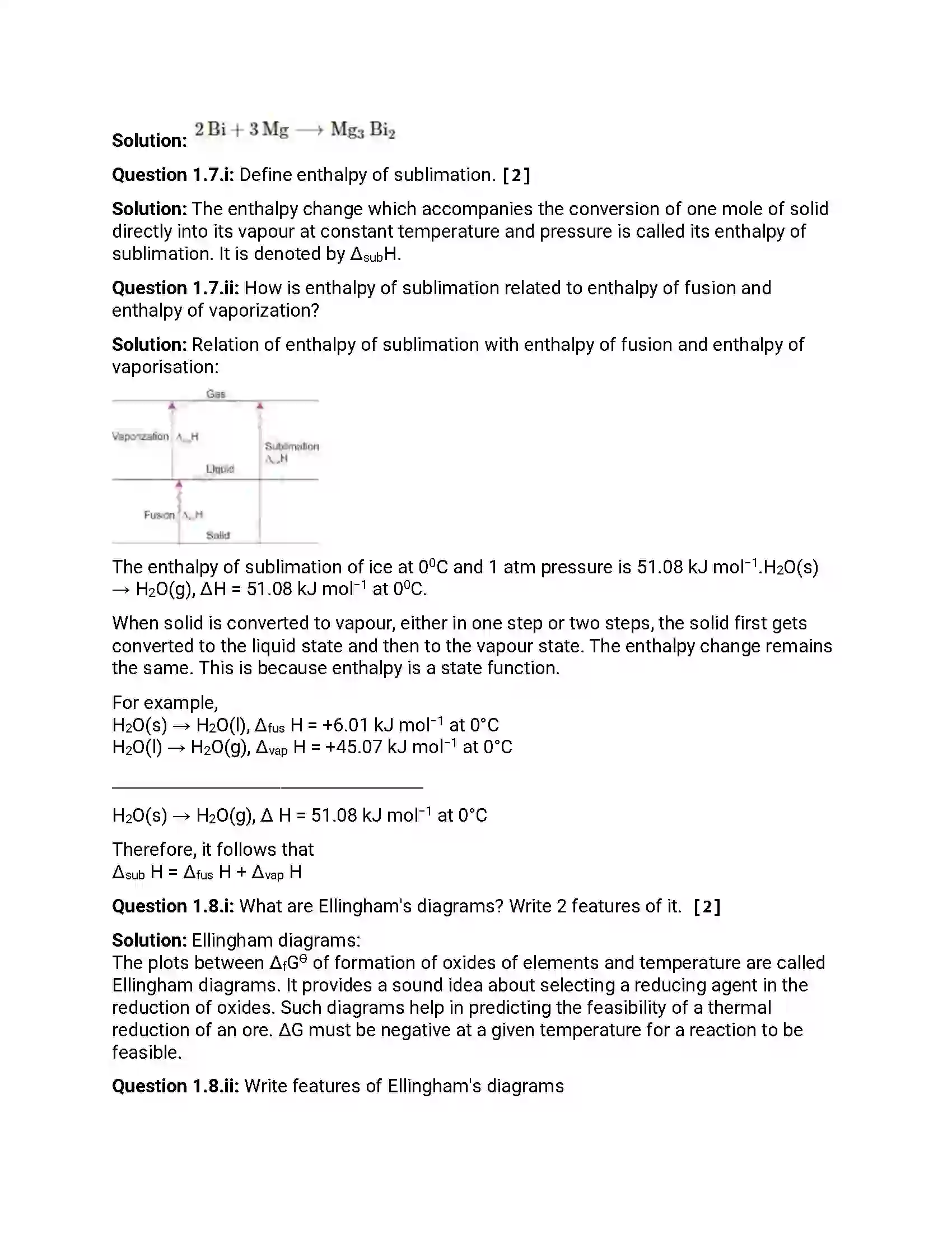 Maharashtra Board Class 12th 2016 Chemistry - March 2016 Previous Year Paper 5