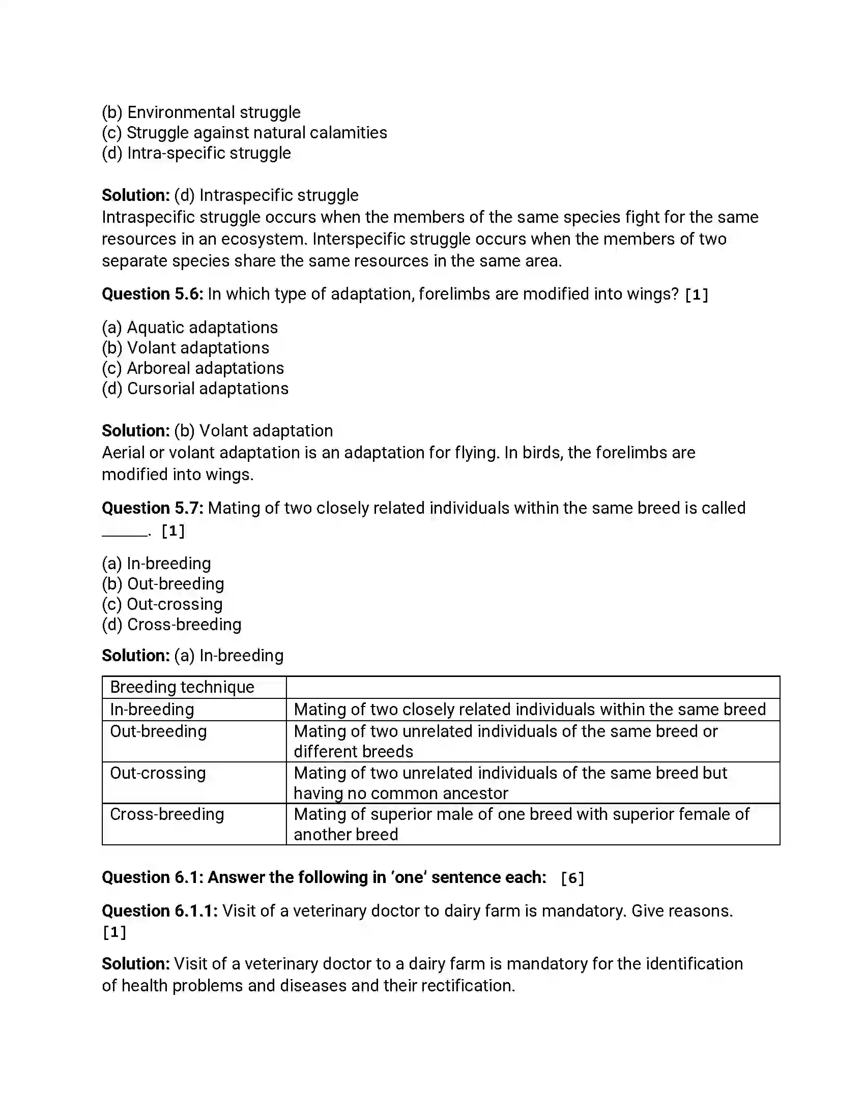 Maharashtra Board Class 12th 2016 Biology - March 2016 Previous Year Paper 10
