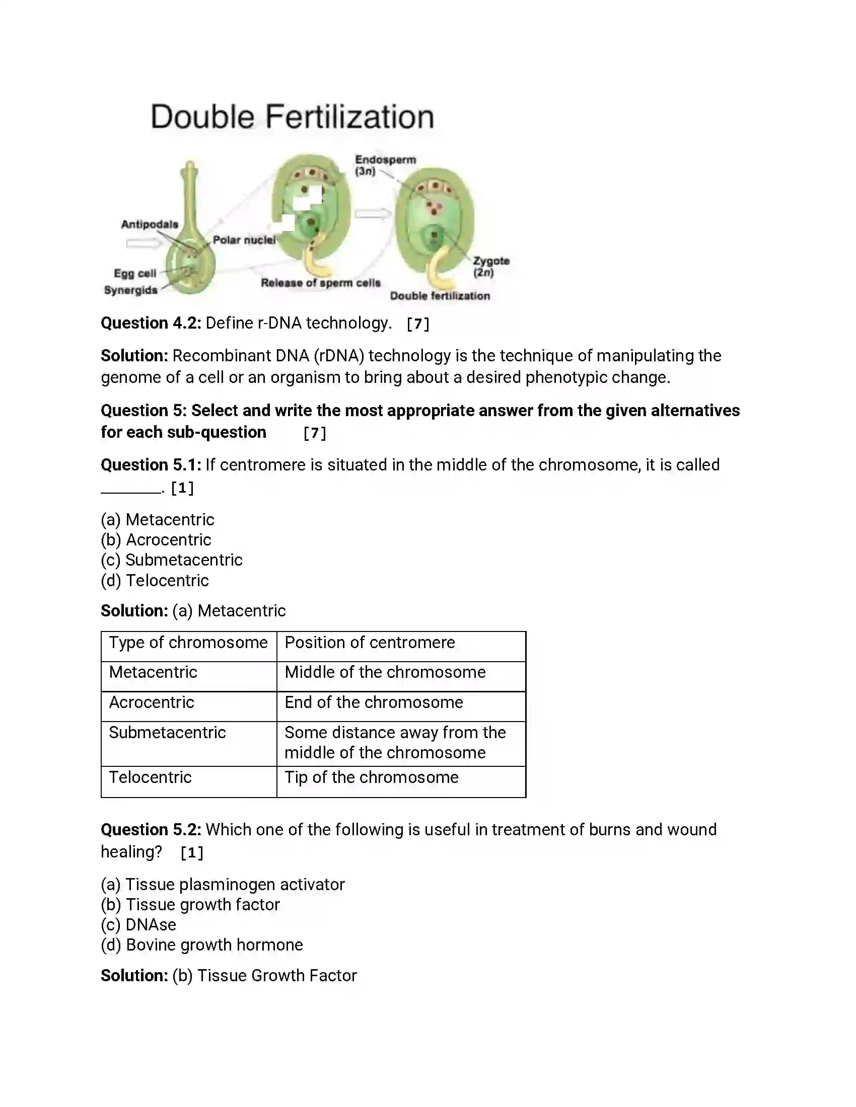 Maharashtra Board Class 12th 2016 Biology - March 2016 Previous Year Paper 8