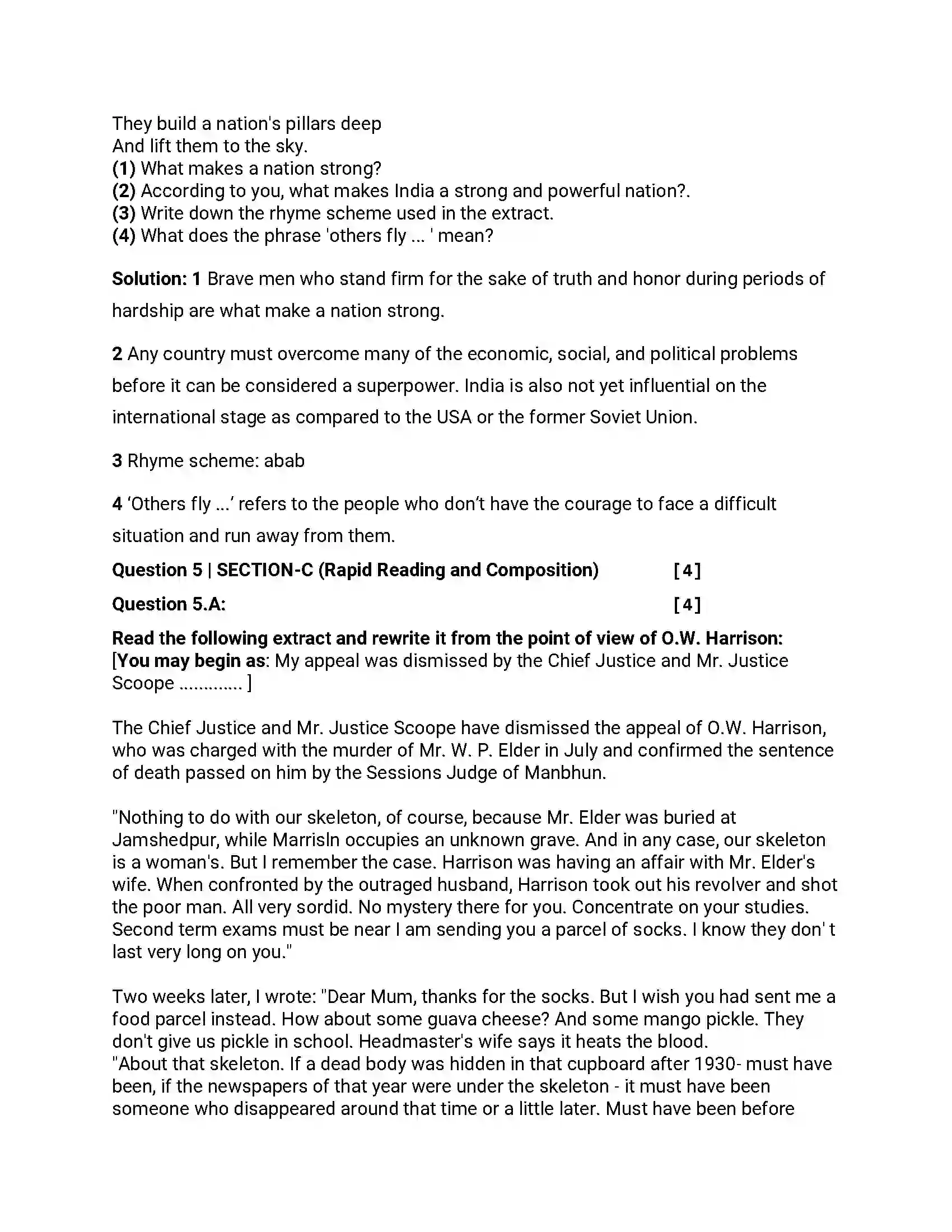 Maharashtra Board Class 12th 2016 English - March 2016 - Set-B Previous Year Paper 9