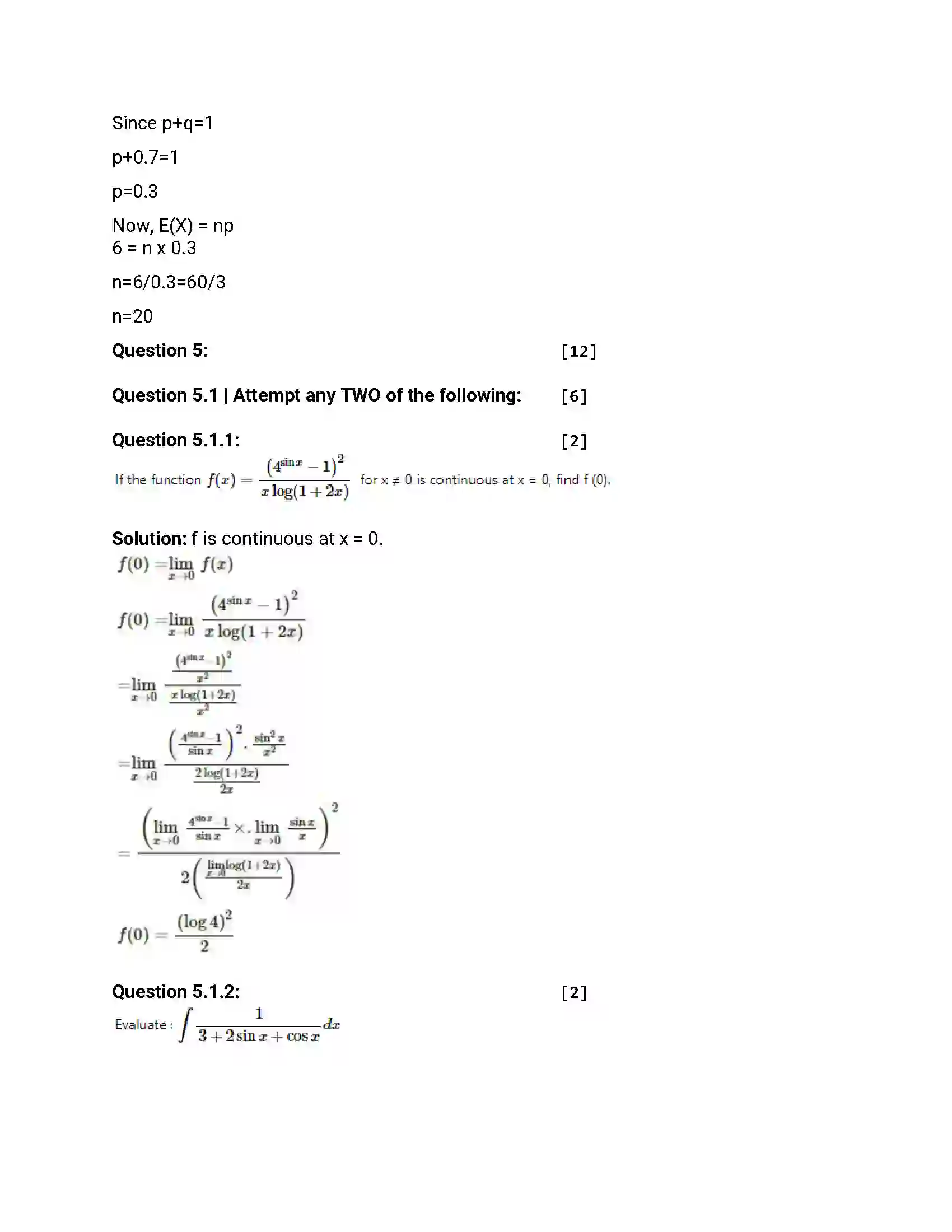 Maharashtra Board Class 12th 2016 Mathematics & Statistics - Jul 2016 Previous Year Paper 19