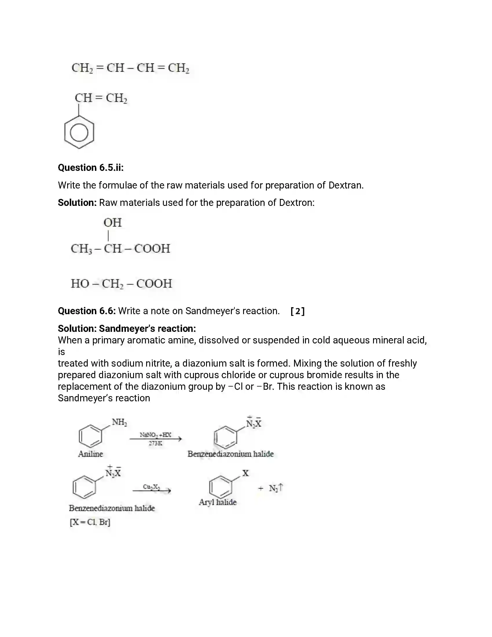 Maharashtra Board Class 12th 2016 Chemistry - Jul 2016 Previous Year Paper 17