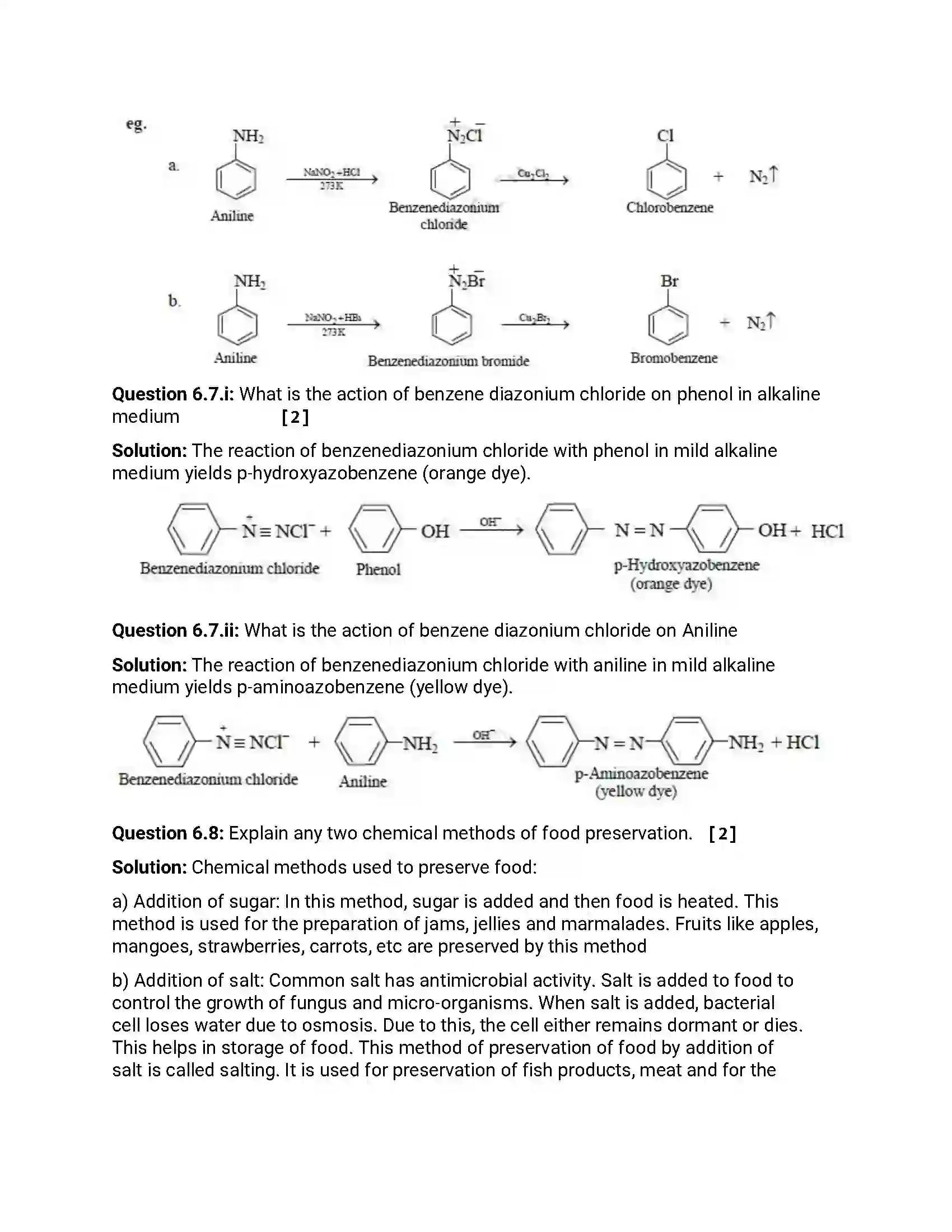 Maharashtra Board Class 12th 2016 Chemistry - Jul 2016 Previous Year Paper 18