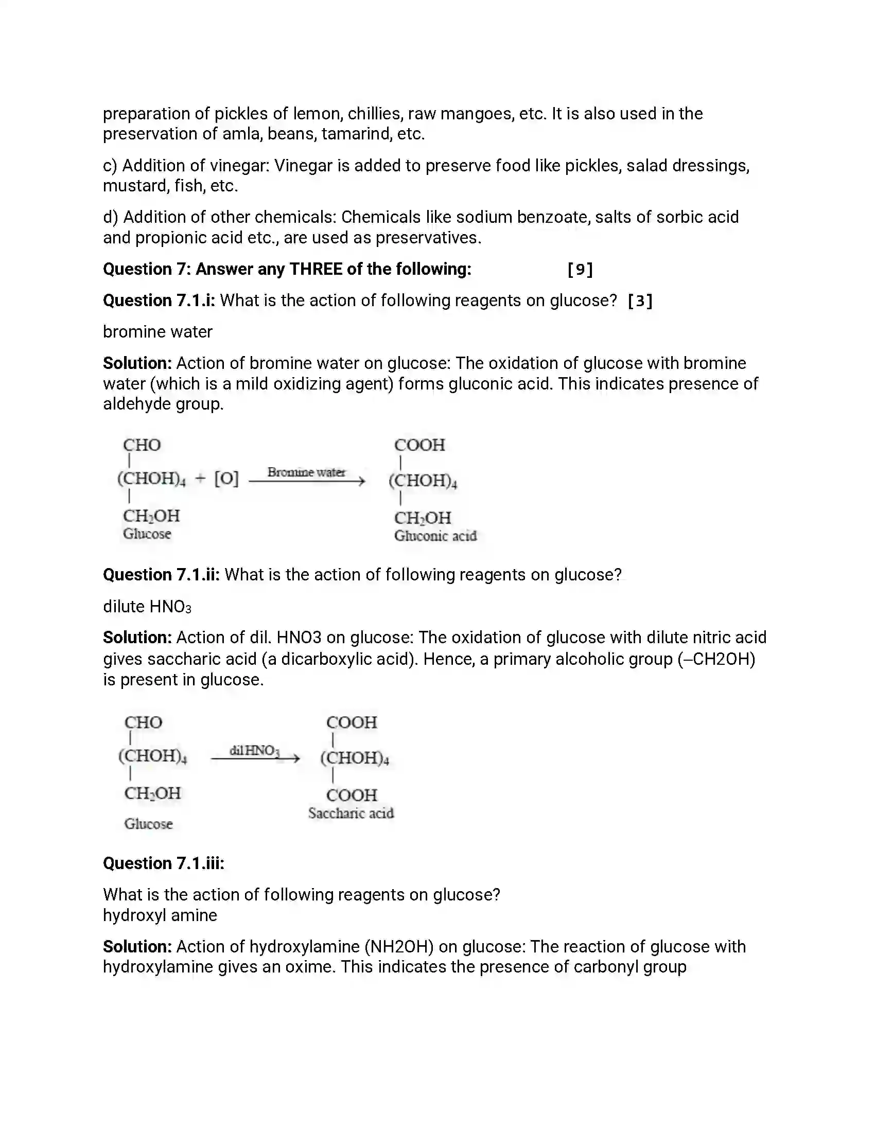 Maharashtra Board Class 12th 2016 Chemistry - Jul 2016 Previous Year Paper 19