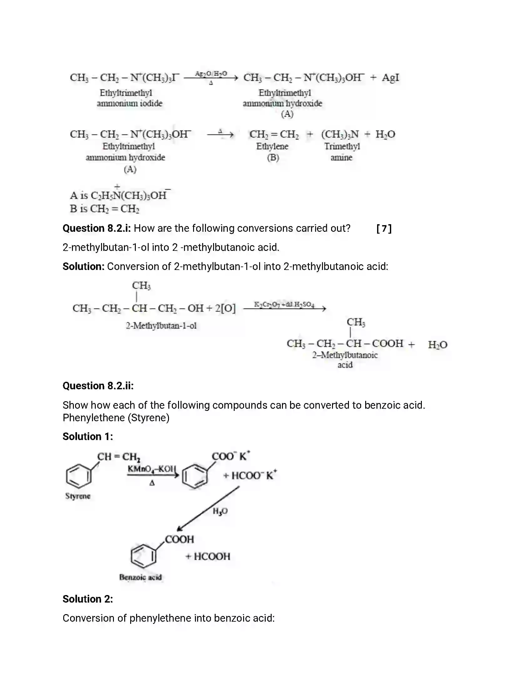 Maharashtra Board Class 12th 2016 Chemistry - Jul 2016 Previous Year Paper 24