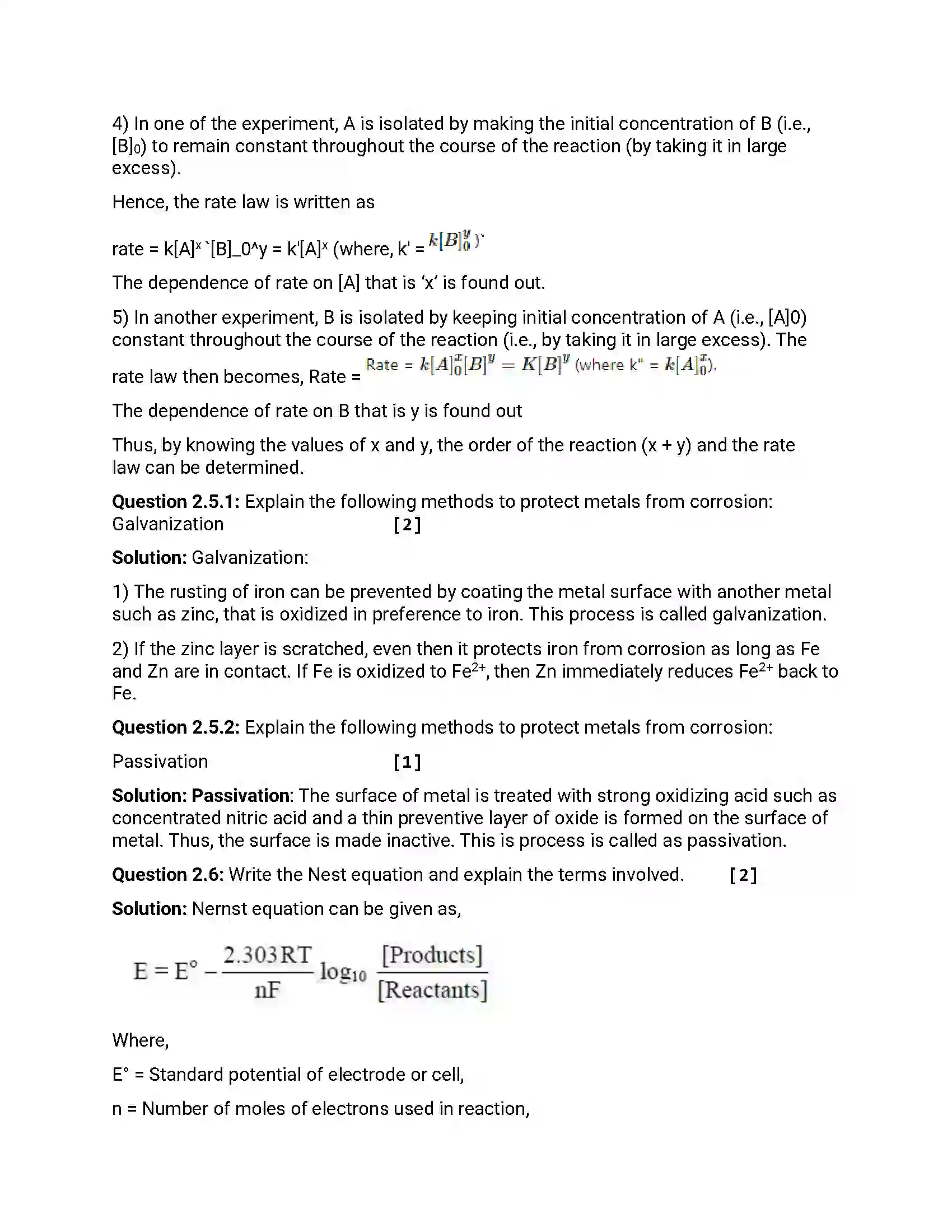 Maharashtra Board Class 12th 2016 Chemistry - Jul 2016 Previous Year Paper 5