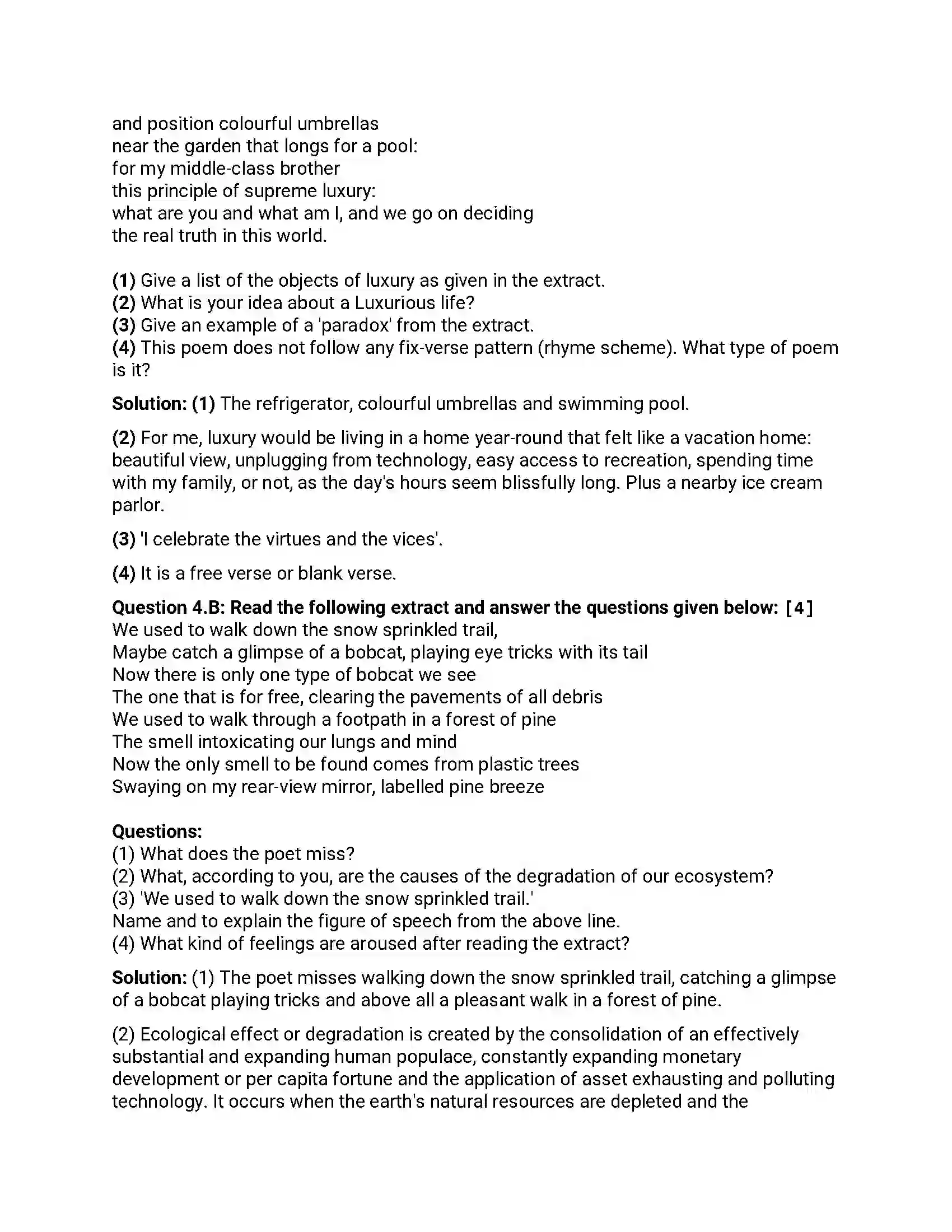 Maharashtra Board Class 12th 2016 English - Jul 2016 - Set-A Previous Year Paper 8
