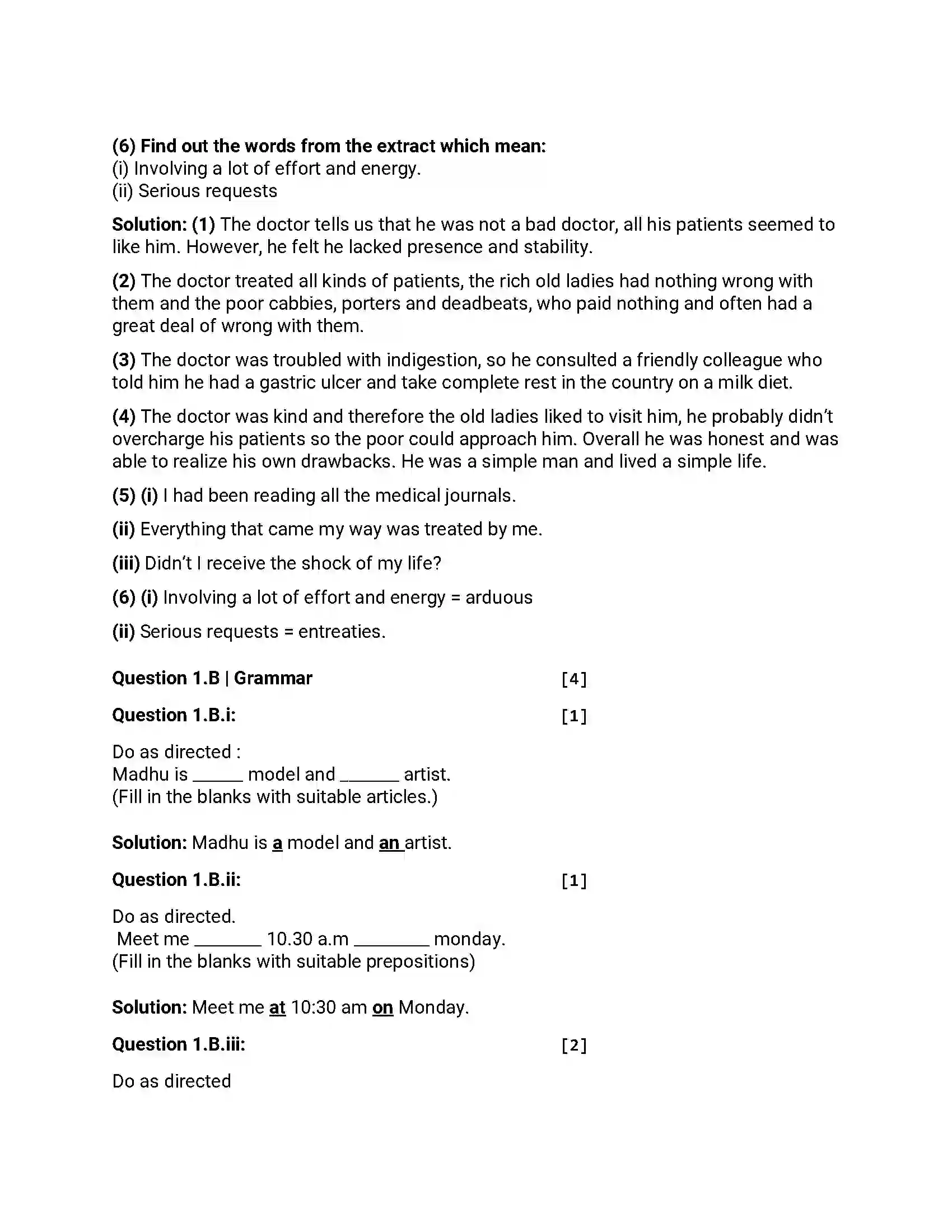 Maharashtra Board Class 12th 2016 English - Jul 2016 - Set-C Previous Year Paper 2