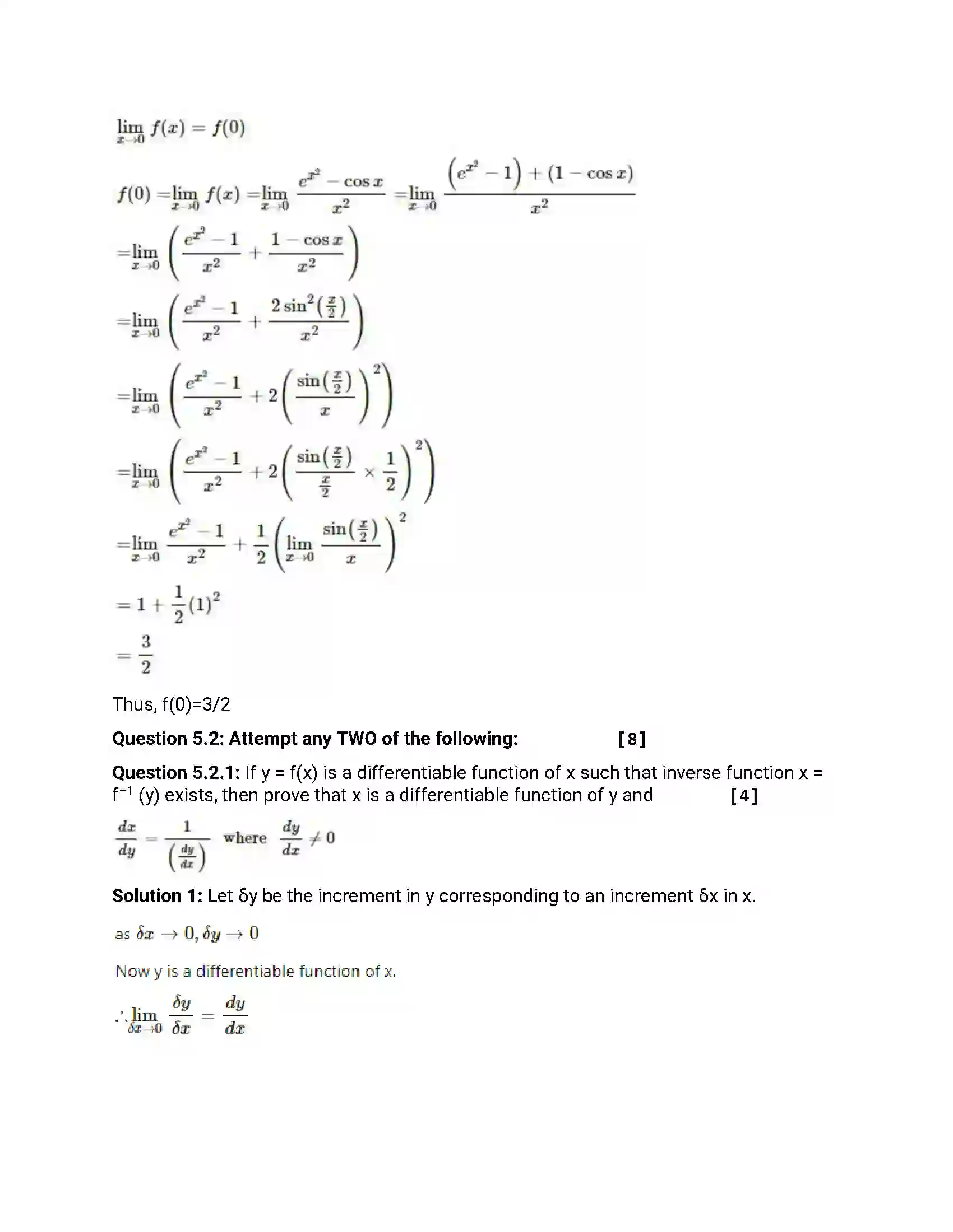 Maharashtra Board Class 12th 2017 Mathematics & Statistics - March 2017 Previous Year Paper 25