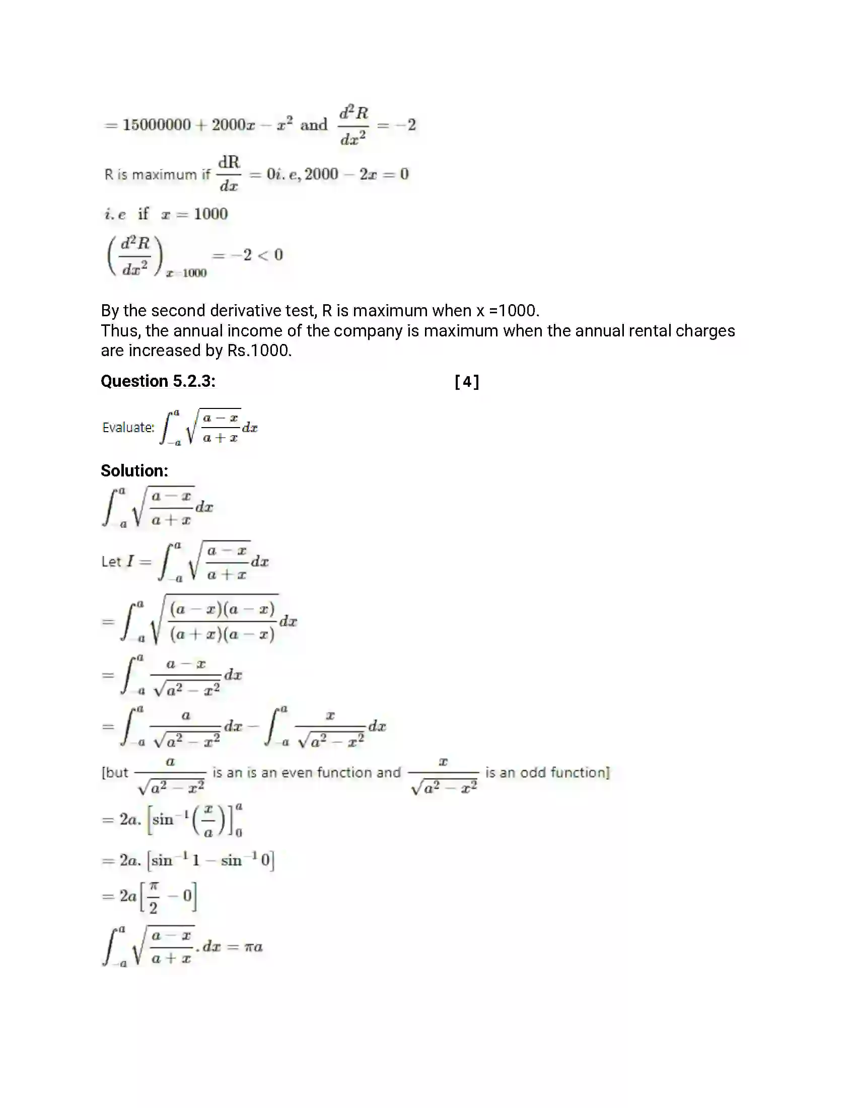 Maharashtra Board Class 12th 2017 Mathematics & Statistics - March 2017 Previous Year Paper 28