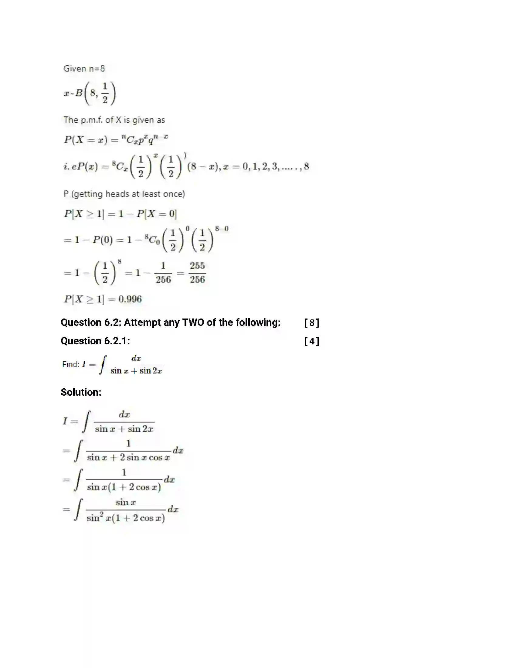 Maharashtra Board Class 12th 2017 Mathematics & Statistics - March 2017 Previous Year Paper 32