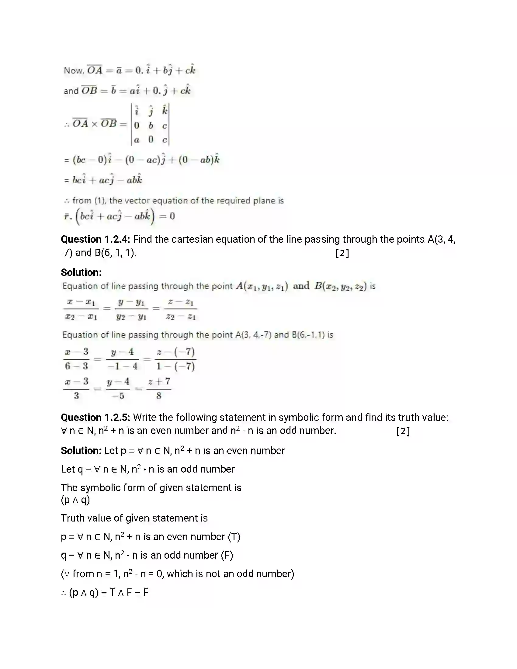 Maharashtra Board Class 12th 2017 Mathematics & Statistics - March 2017 Previous Year Paper 4