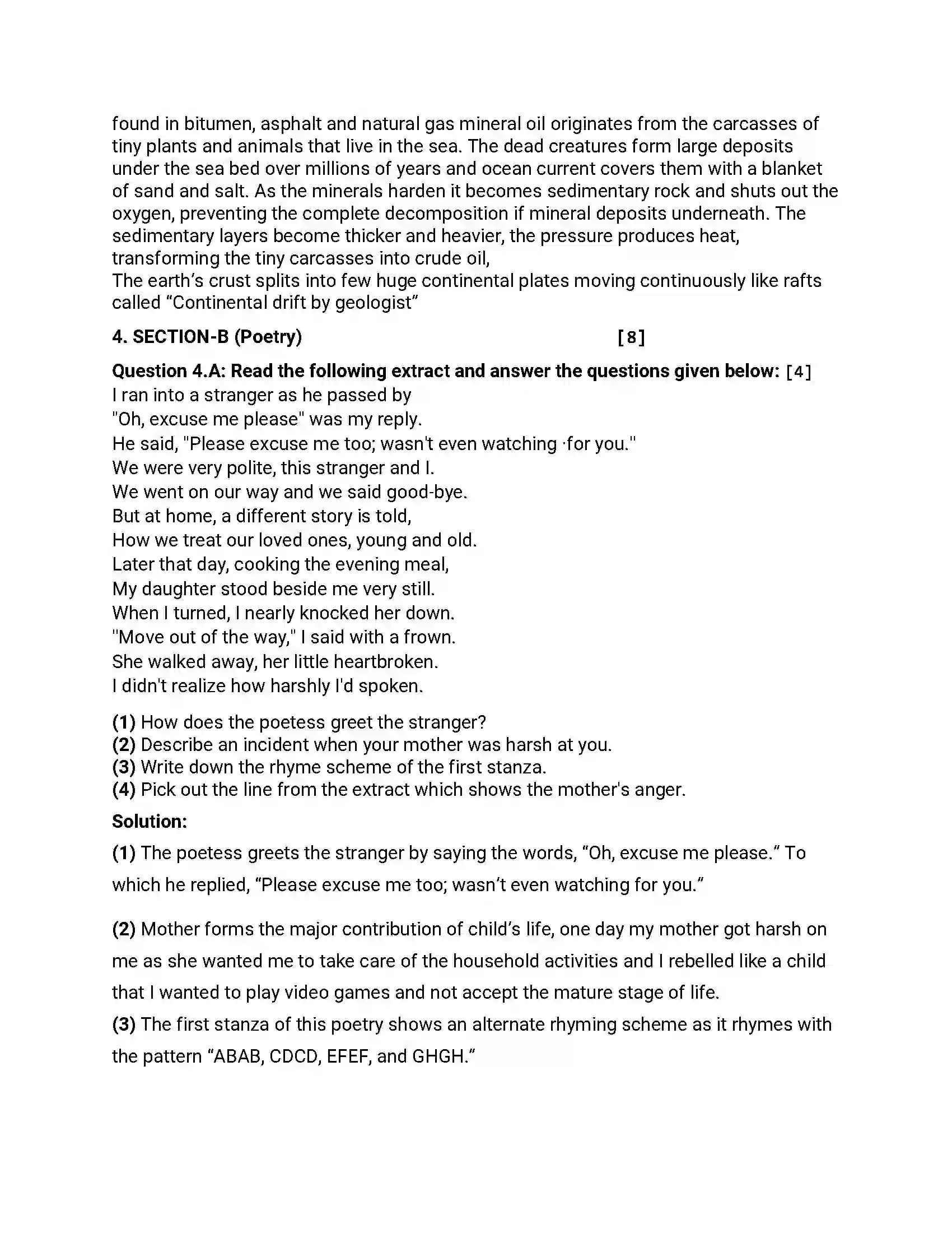 Maharashtra Board Class 12th 2017 English - March 2017 - Set-C Previous Year Paper 7