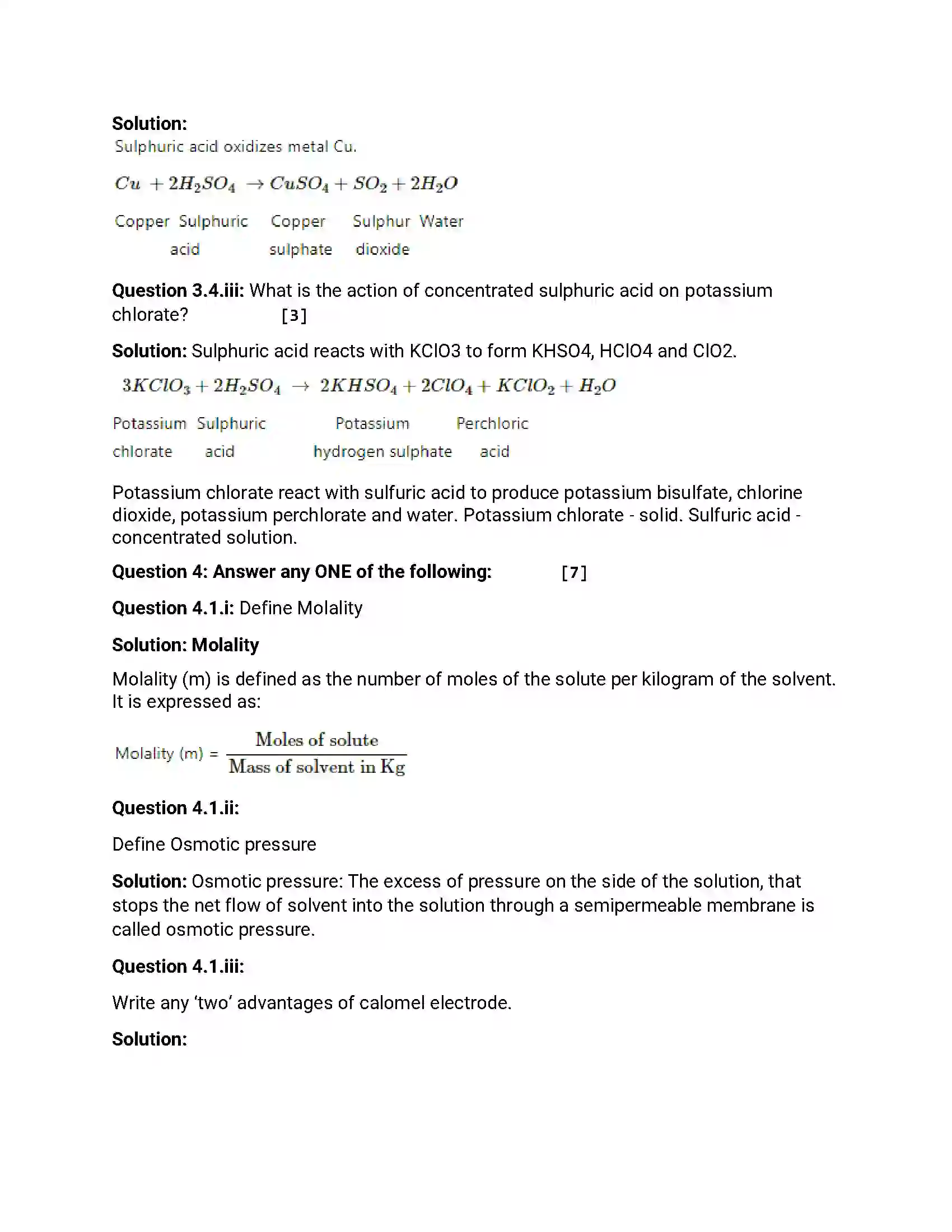 Maharashtra Board Class 12th 2017 Chemistry - Jul 2017 Previous Year Paper 11