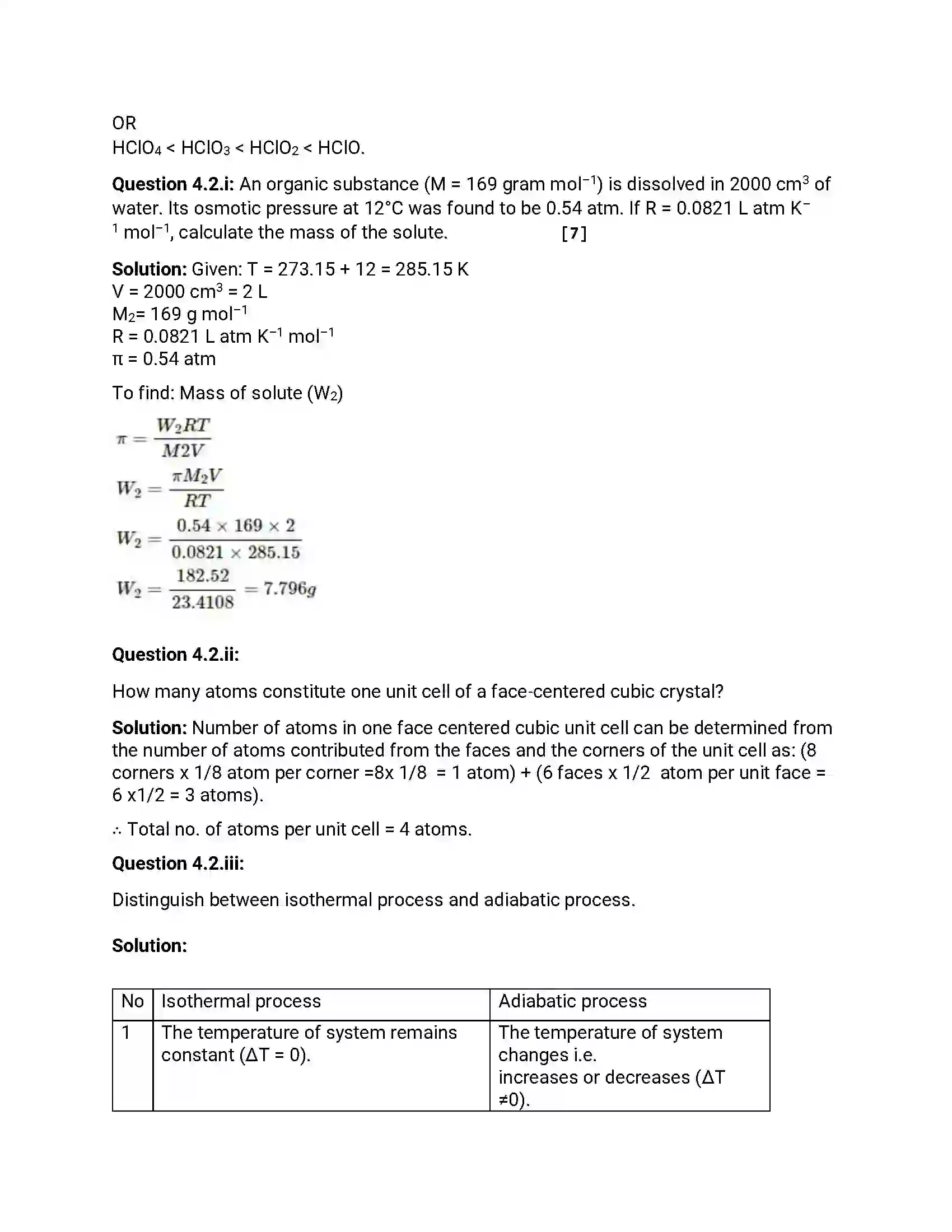 Maharashtra Board Class 12th 2017 Chemistry - Jul 2017 Previous Year Paper 13
