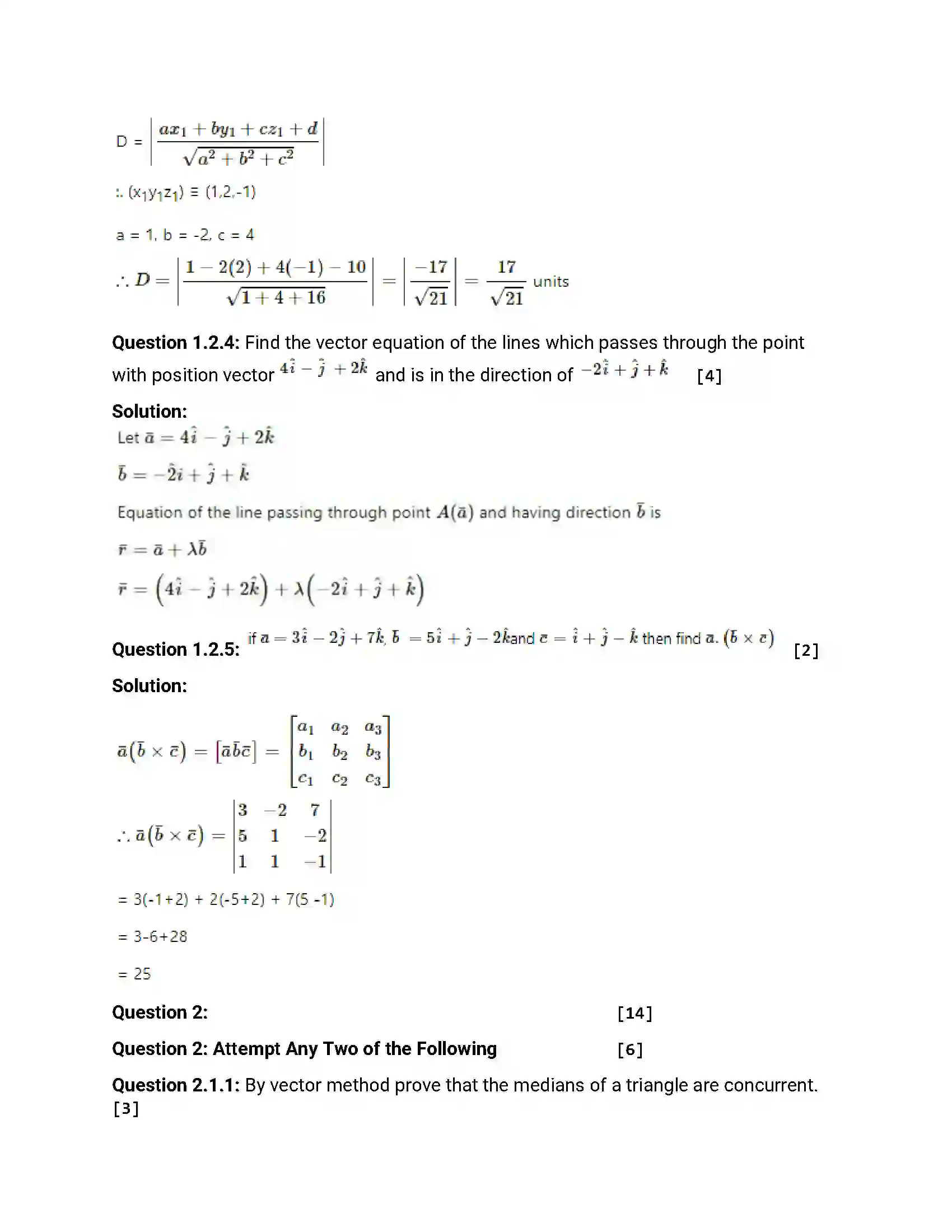 Maharashtra Board Class 12th 2018 Mathematics & Statistics March - 2018 Previous Year Paper 4