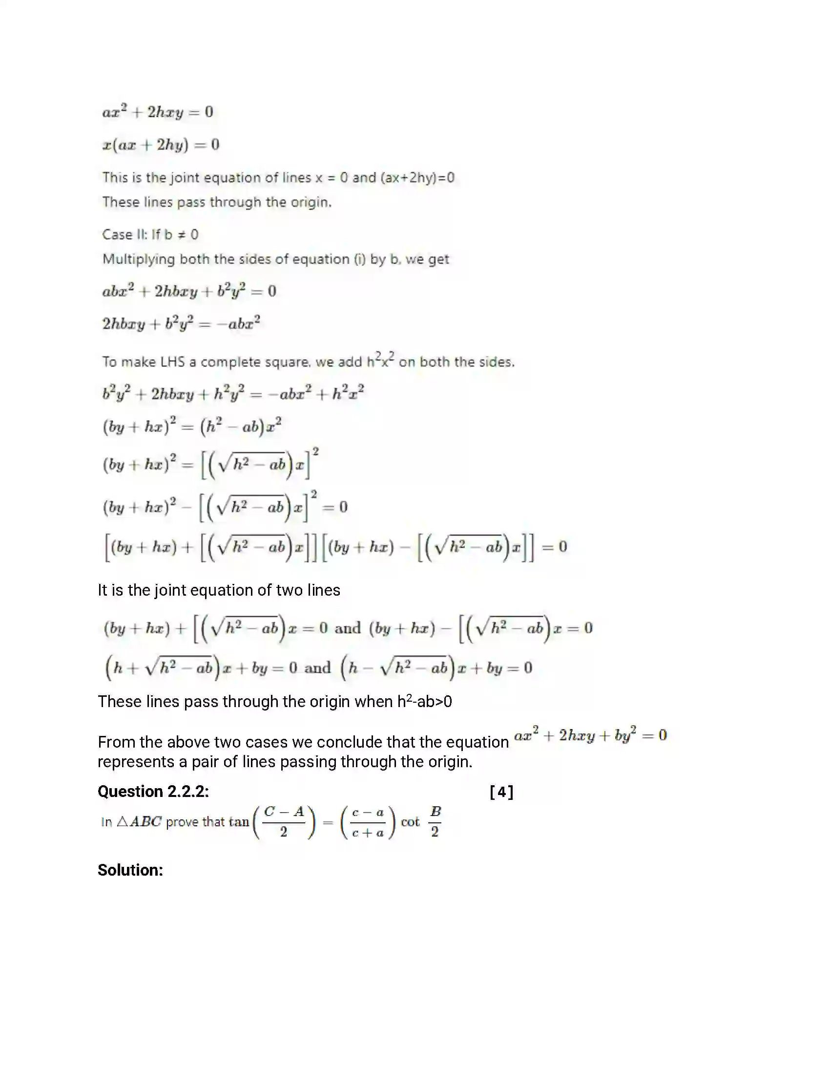 Maharashtra Board Class 12th 2018 Mathematics & Statistics March - 2018 Previous Year Paper 8