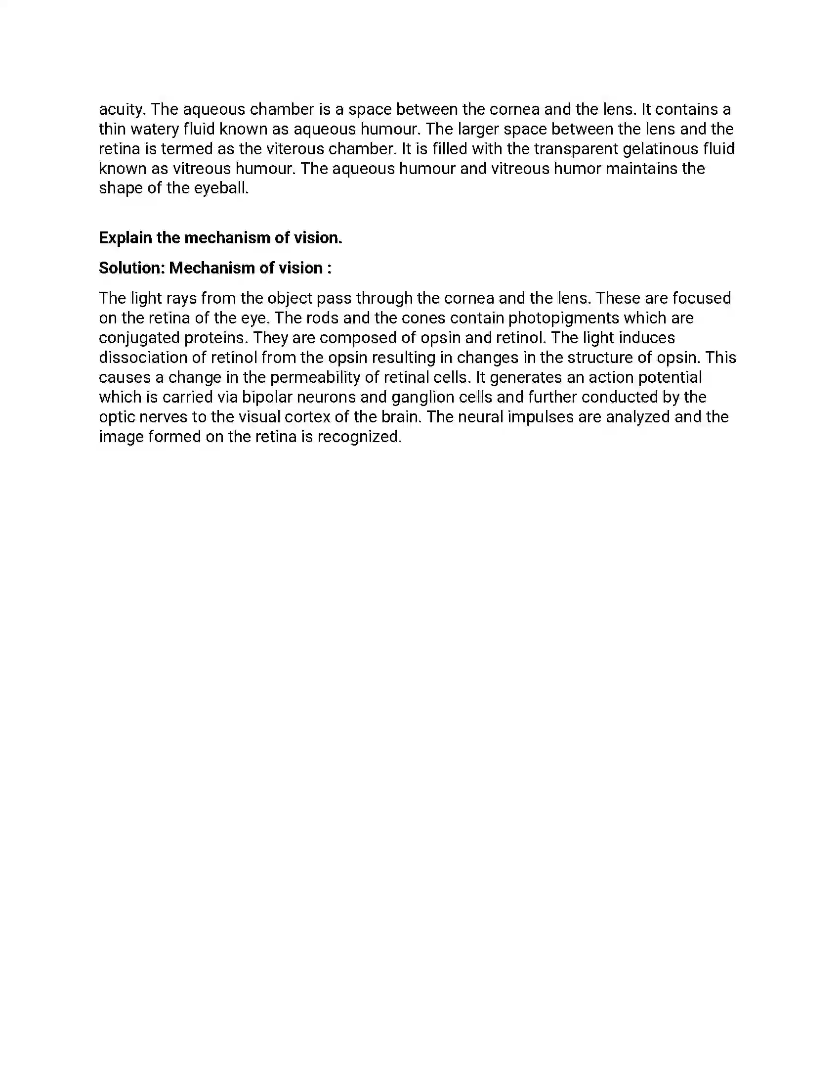 Maharashtra Board Class 12th 2018 Biology March - 2018 Previous Year Paper 20