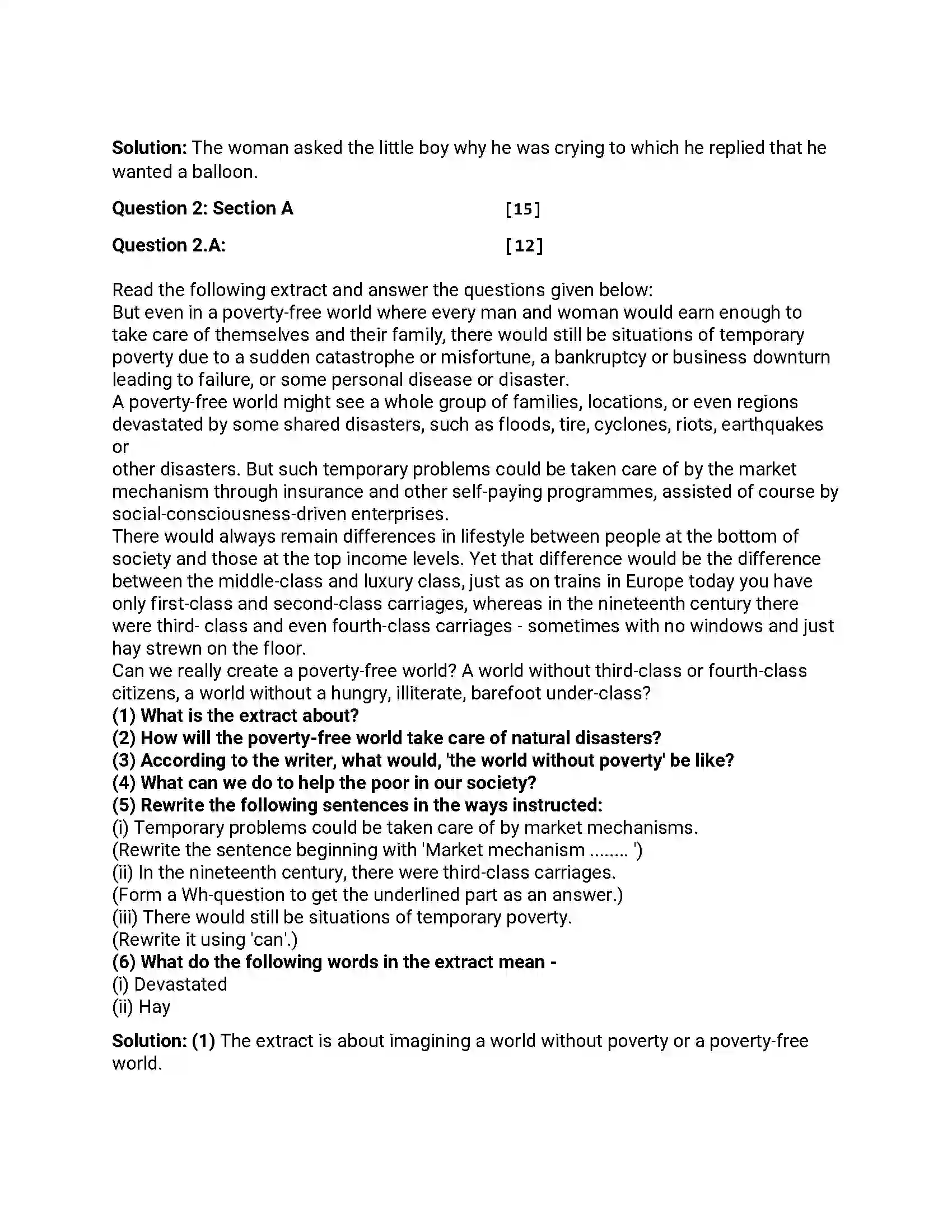 Maharashtra Board Class 12th 2018 English - March 2018 - Set-C Previous Year Paper 3