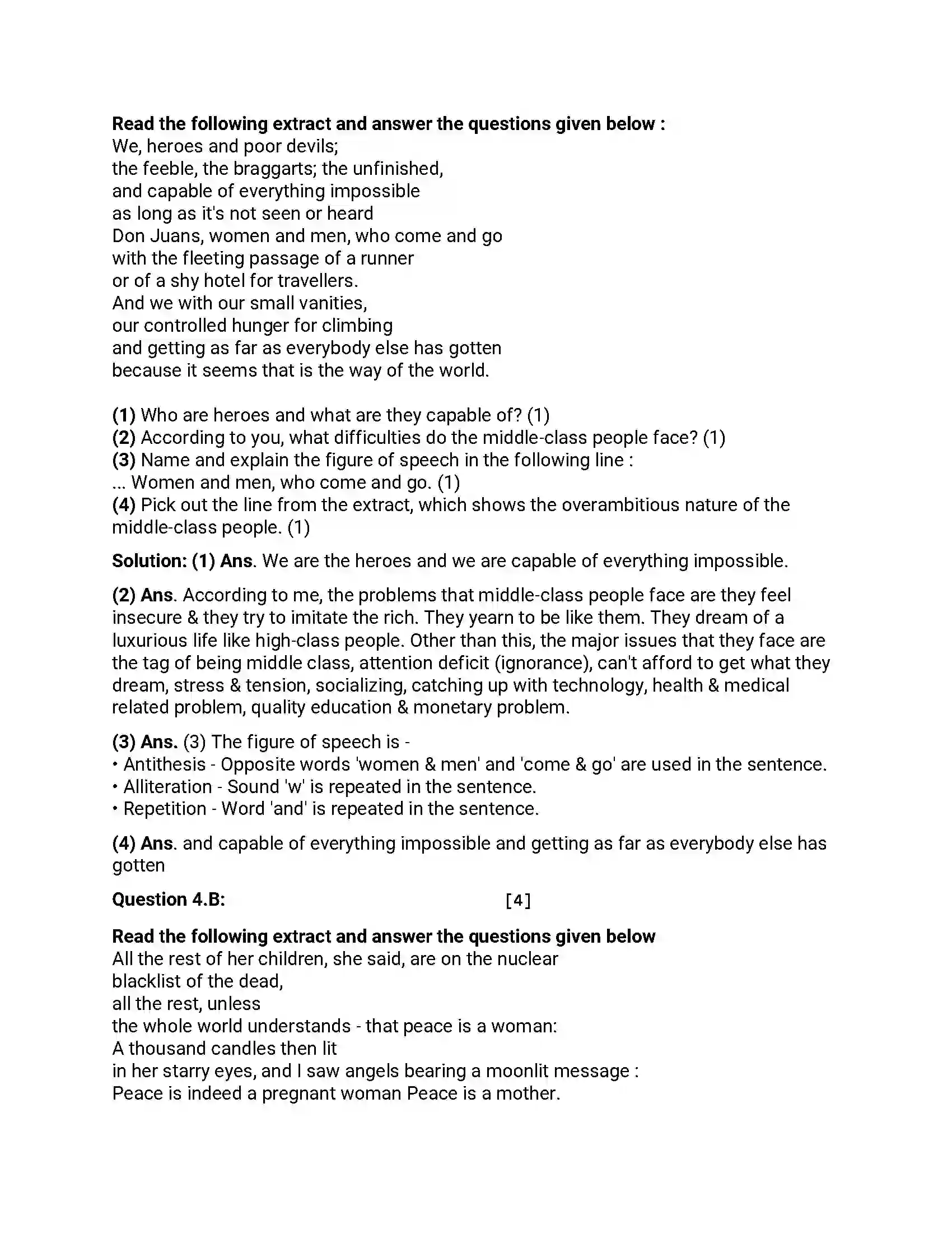 Maharashtra Board Class 12th 2018 English - March 2018 - Set-D Previous Year Paper 8