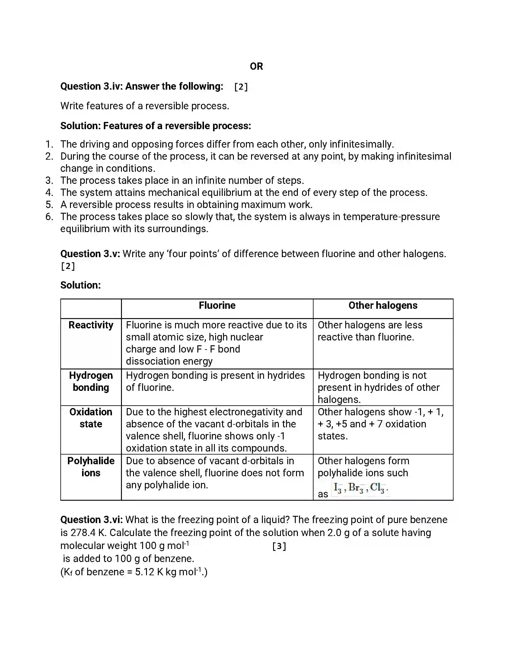 Maharashtra Board Class 12th 2018 Chemistry - Jul 2018 - Set-1 Previous Year Paper 11