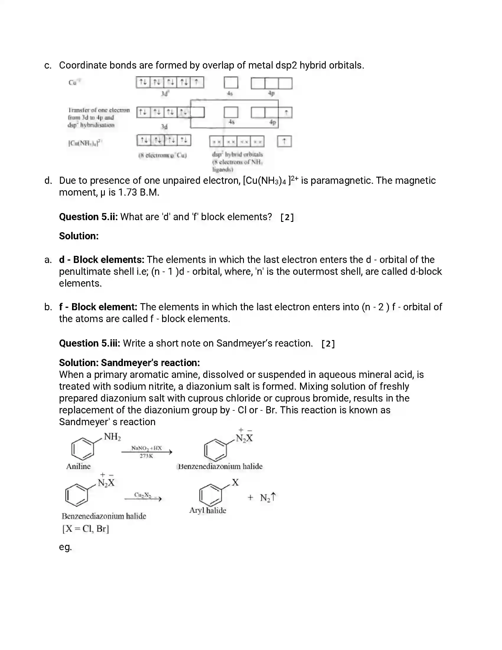 Maharashtra Board Class 12th 2018 Chemistry - Jul 2018 - Set-1 Previous Year Paper 15