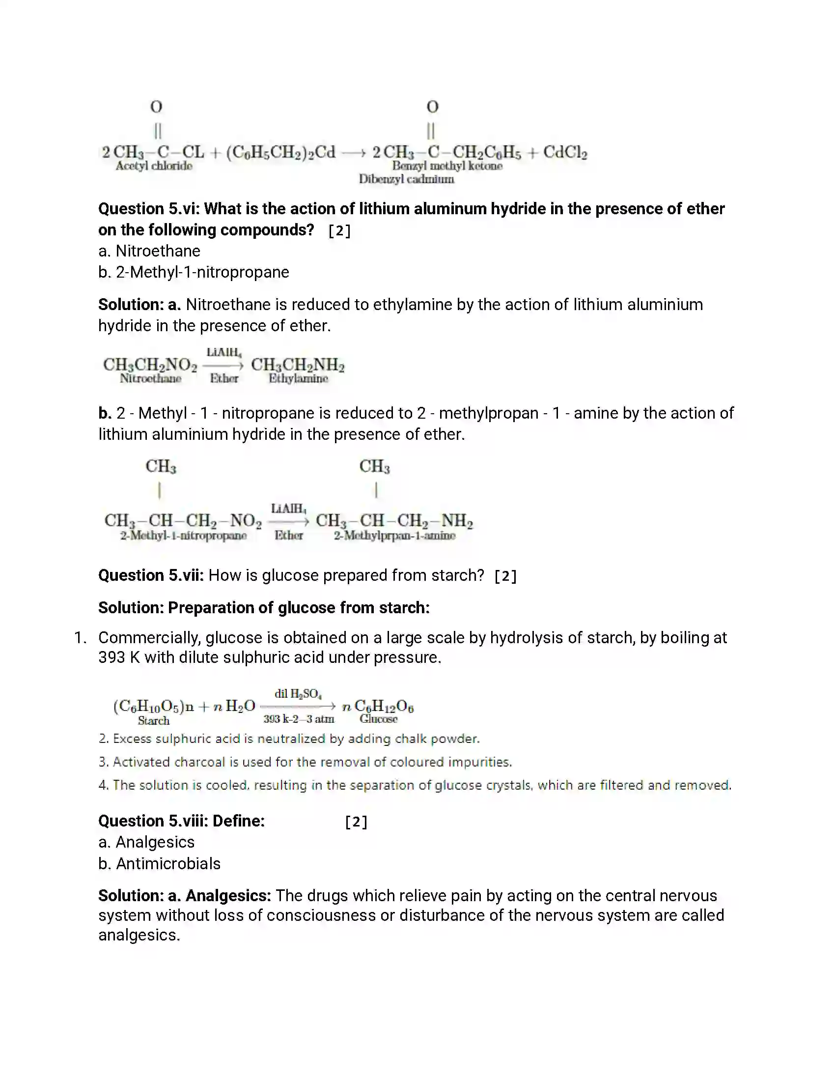 Maharashtra Board Class 12th 2018 Chemistry - Jul 2018 - Set-1 Previous Year Paper 17