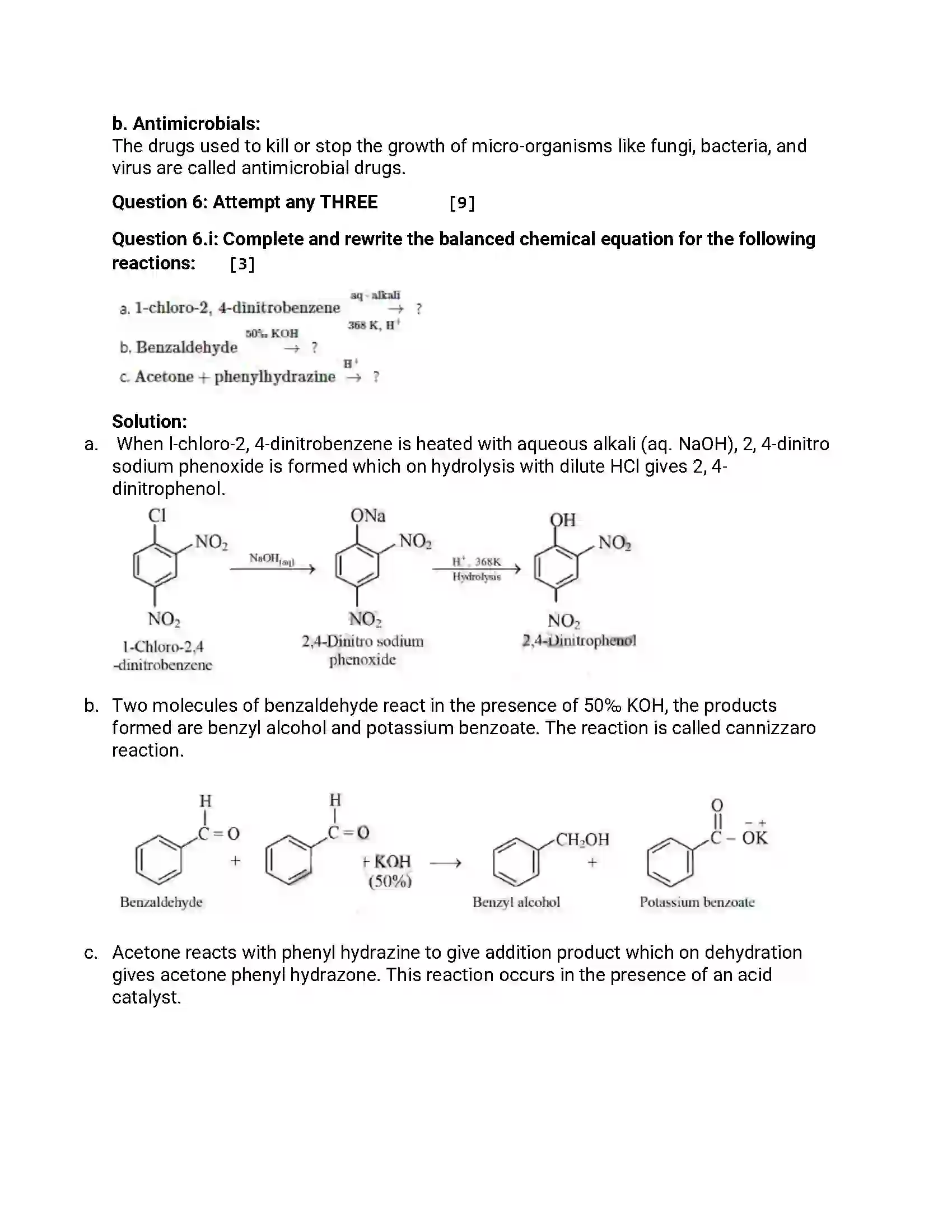 Maharashtra Board Class 12th 2018 Chemistry - Jul 2018 - Set-1 Previous Year Paper 18