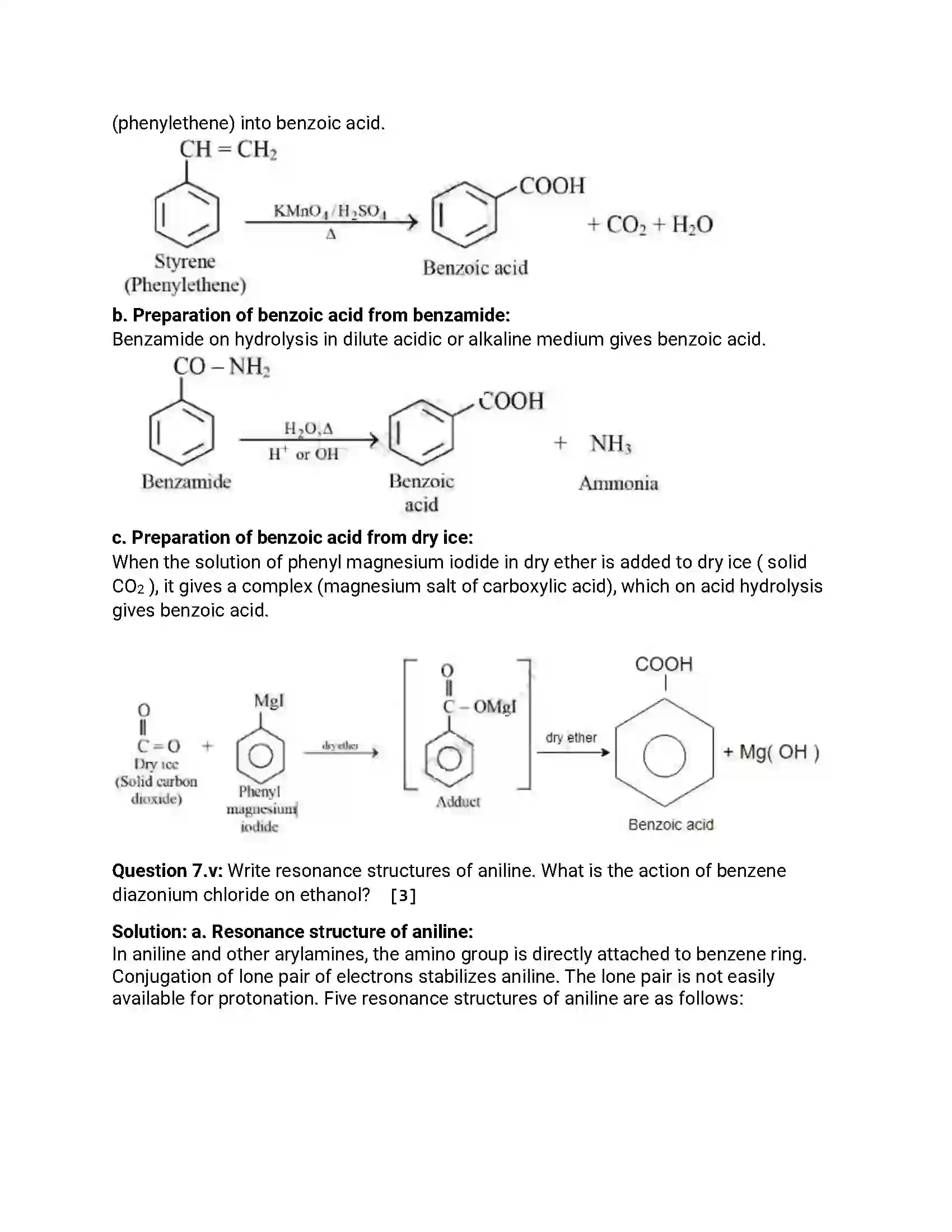 Maharashtra Board Class 12th 2018 Chemistry - Jul 2018 - Set-1 Previous Year Paper 22