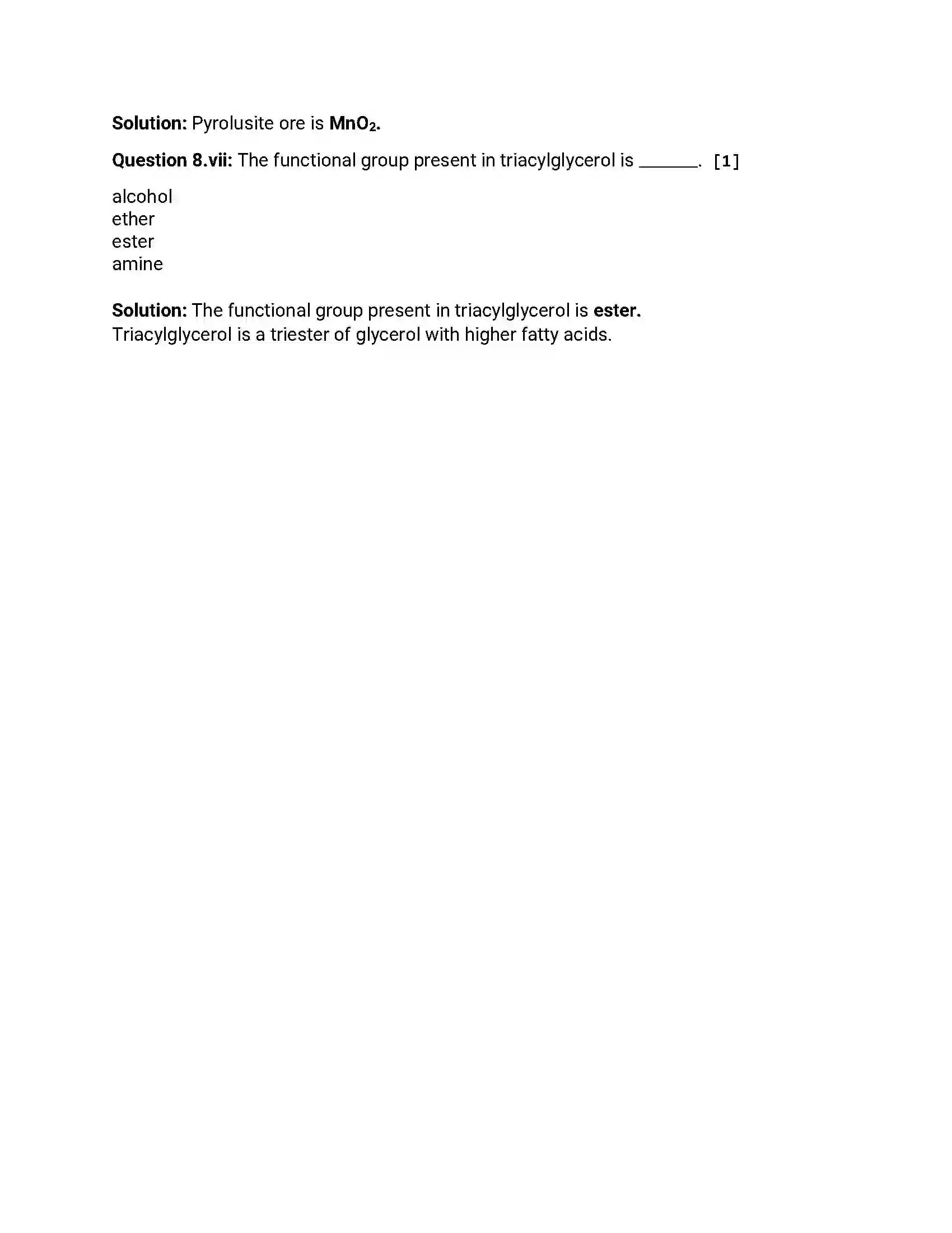 Maharashtra Board Class 12th 2018 Chemistry - Jul 2018 - Set-1 Previous Year Paper 25