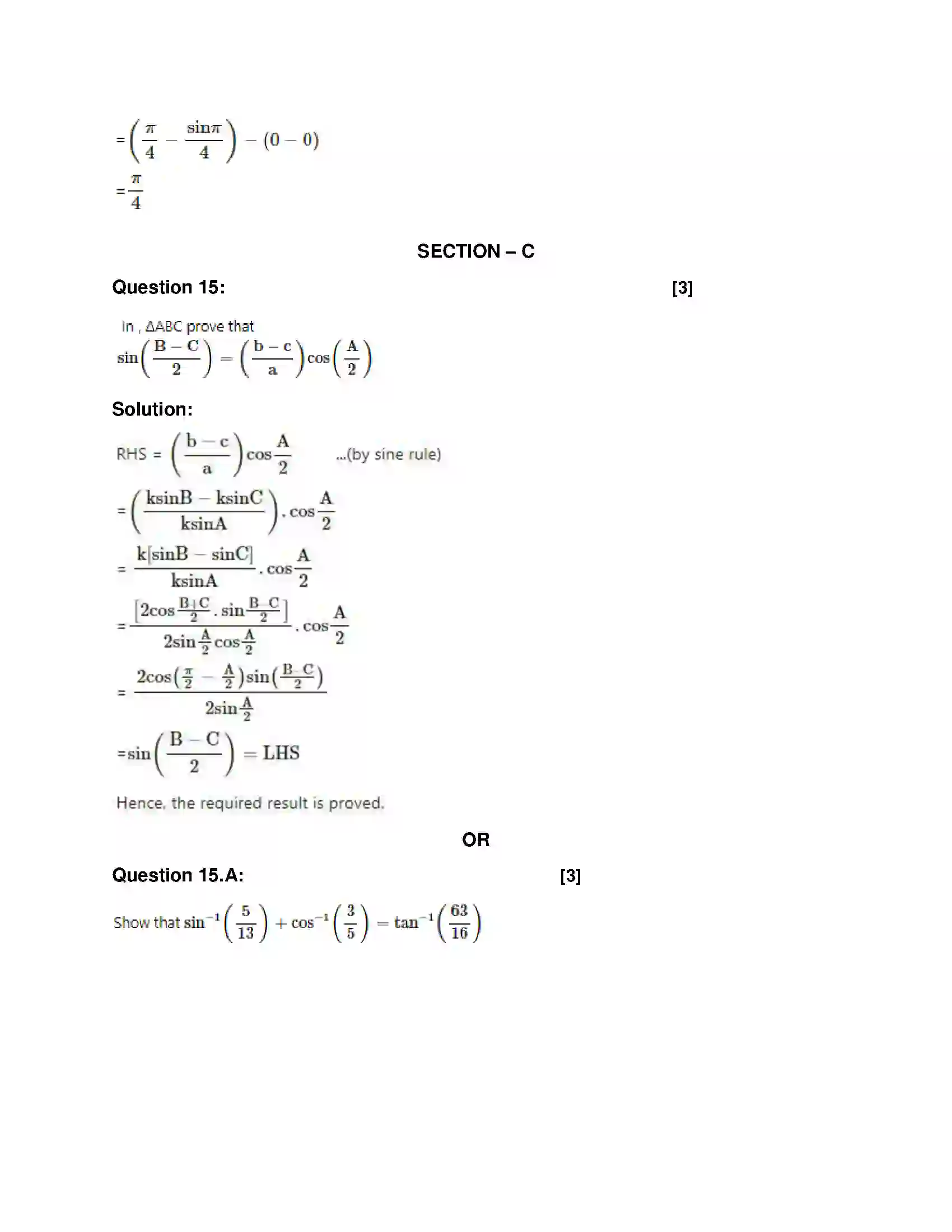 Maharashtra Board Class 12th 2019 Mathematics & Statistics - Feb 2019 - Set-1 Previous Year Paper 8