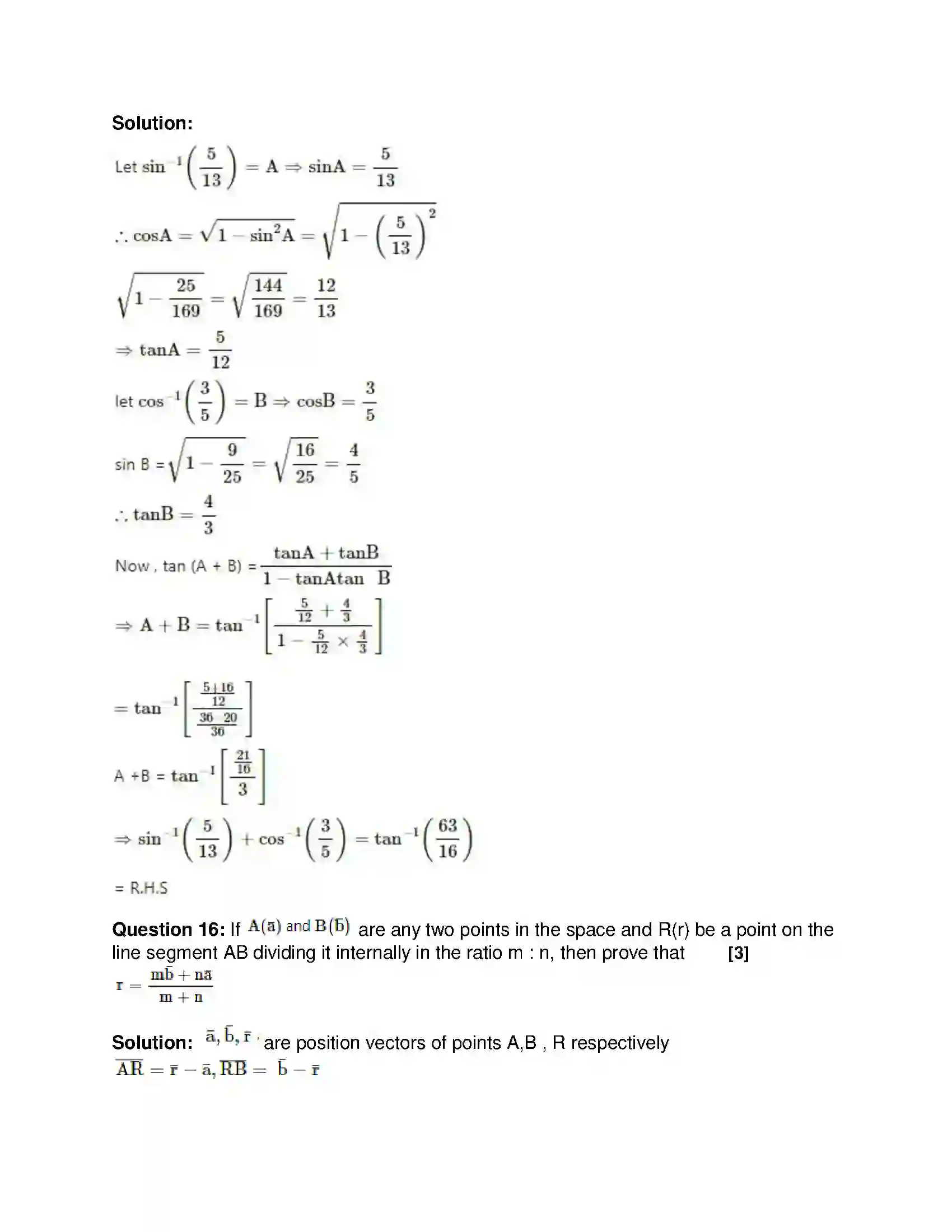 Maharashtra Board Class 12th 2019 Mathematics & Statistics - Feb 2019 - Set-1 Previous Year Paper 9