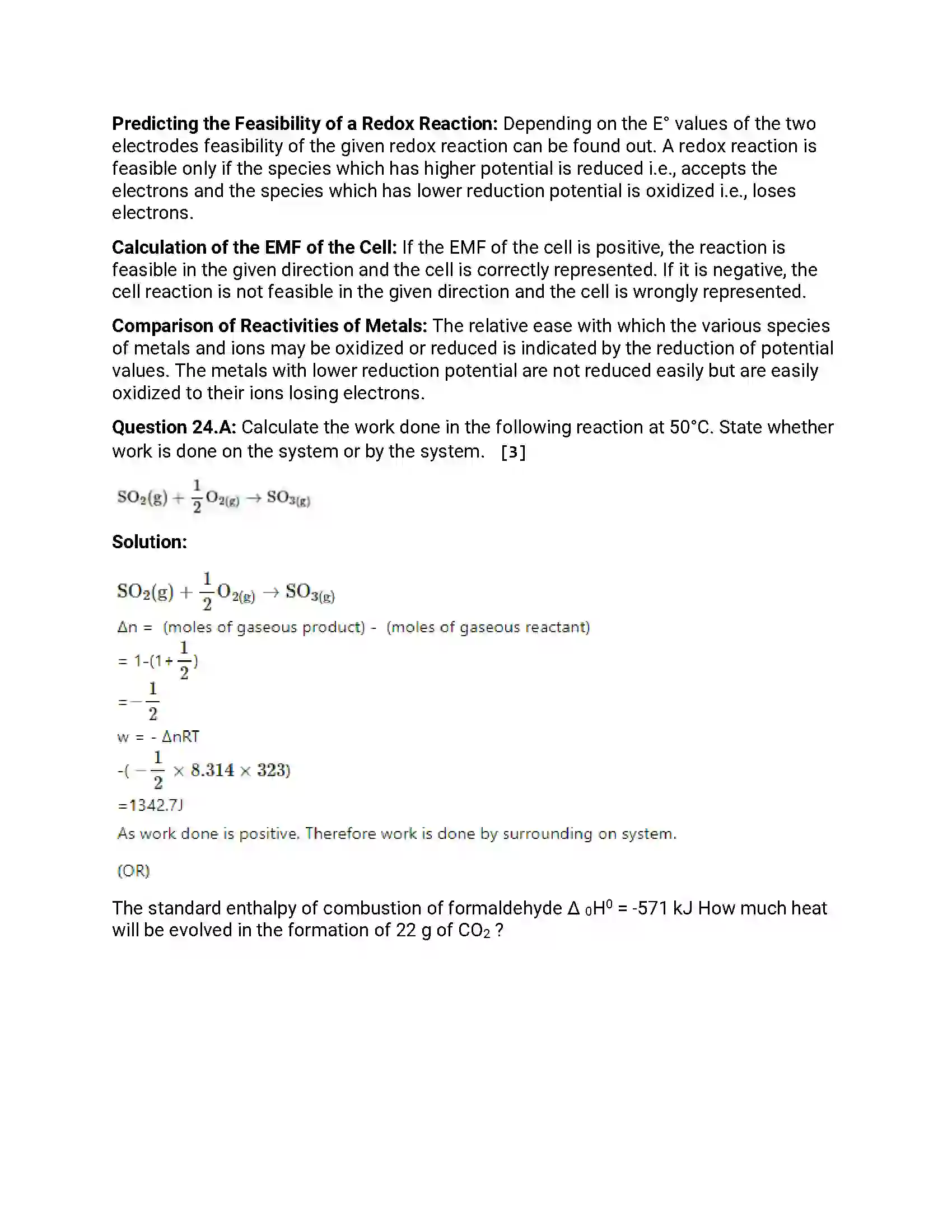 Maharashtra Board Class 12th 2019 Chemistry - Feb 2019 - Set-1 Previous Year Paper 10