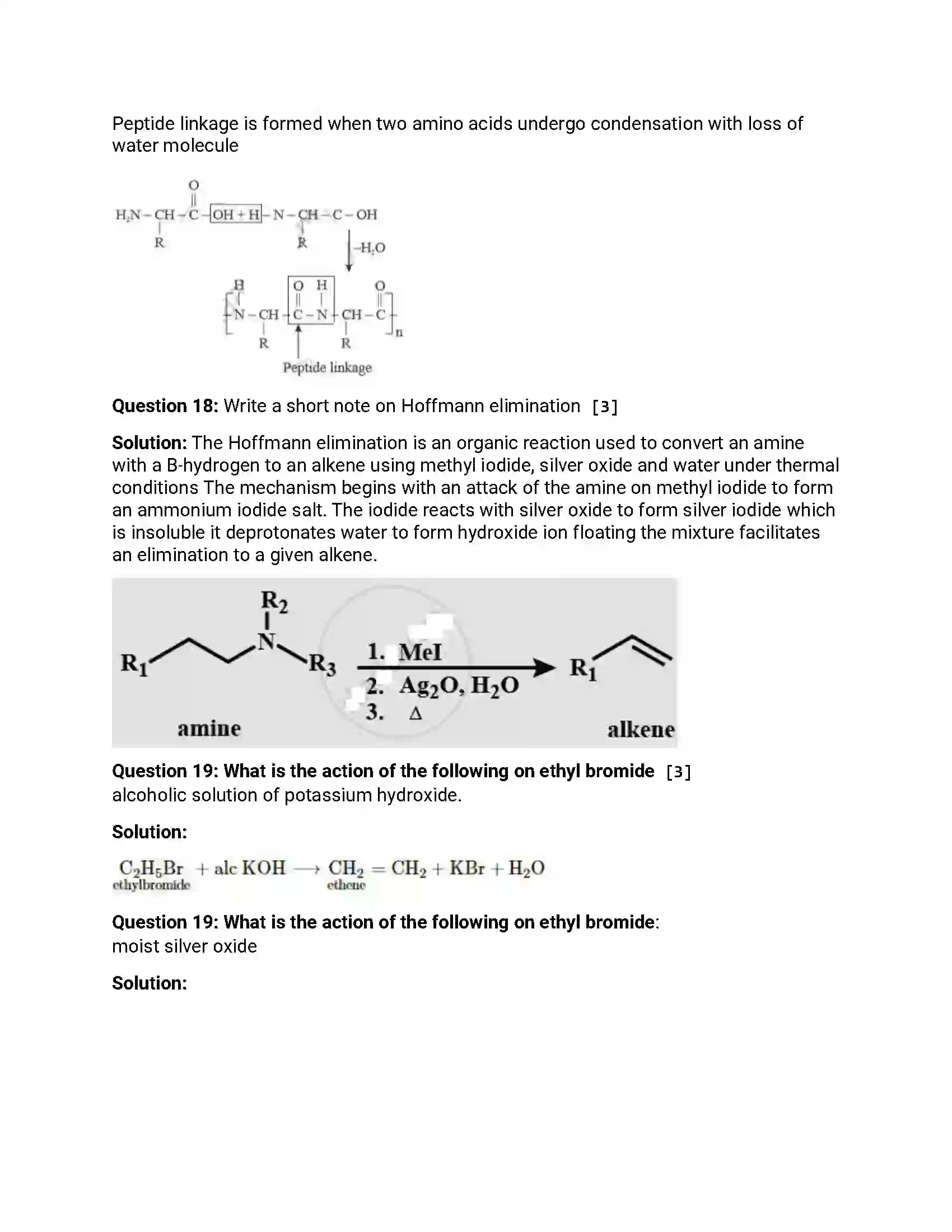 Maharashtra Board Class 12th 2019 Chemistry - Feb 2019 - Set-1 Previous Year Paper 6