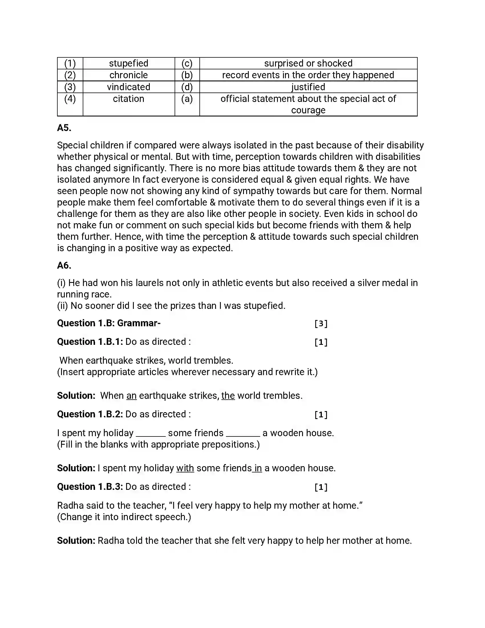 Maharashtra Board Class 12th 2019 English - Feb 2019 - Set-B Previous Year Paper 3